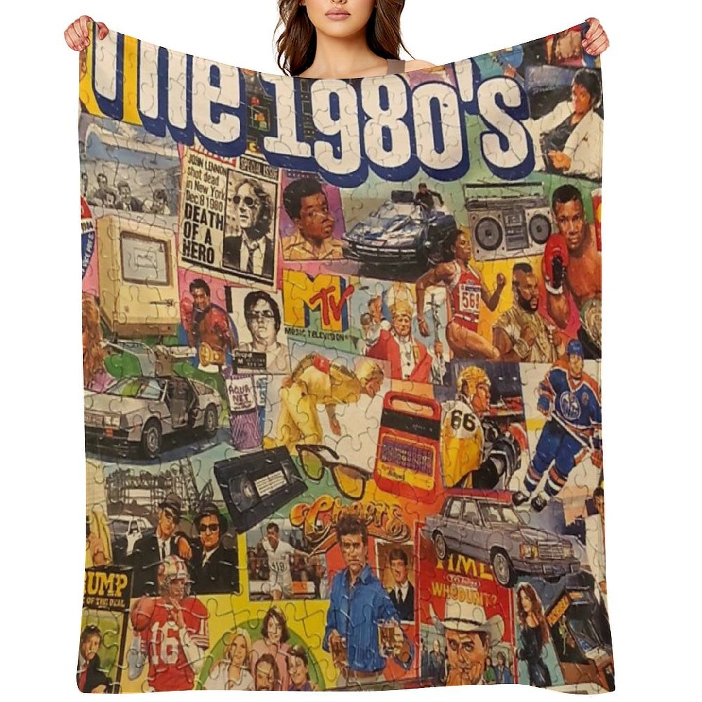 1980’s Shrink-resistant Throw Blanket