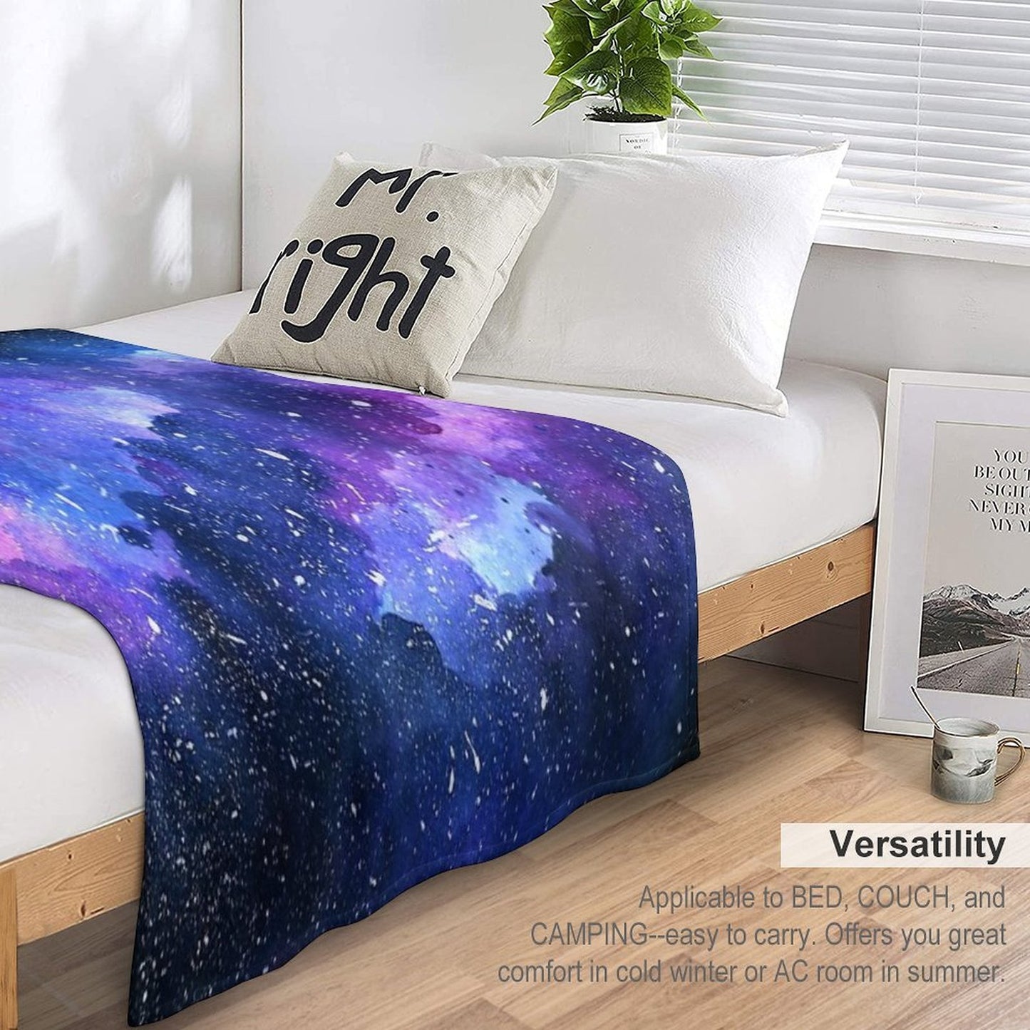 Galaxy Easy Care Throw Blanket