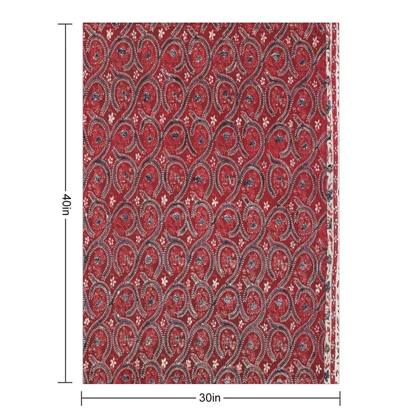 Water Creature Traditional Indonesian Batik Pattern Shrink-resistant Throw Blanket