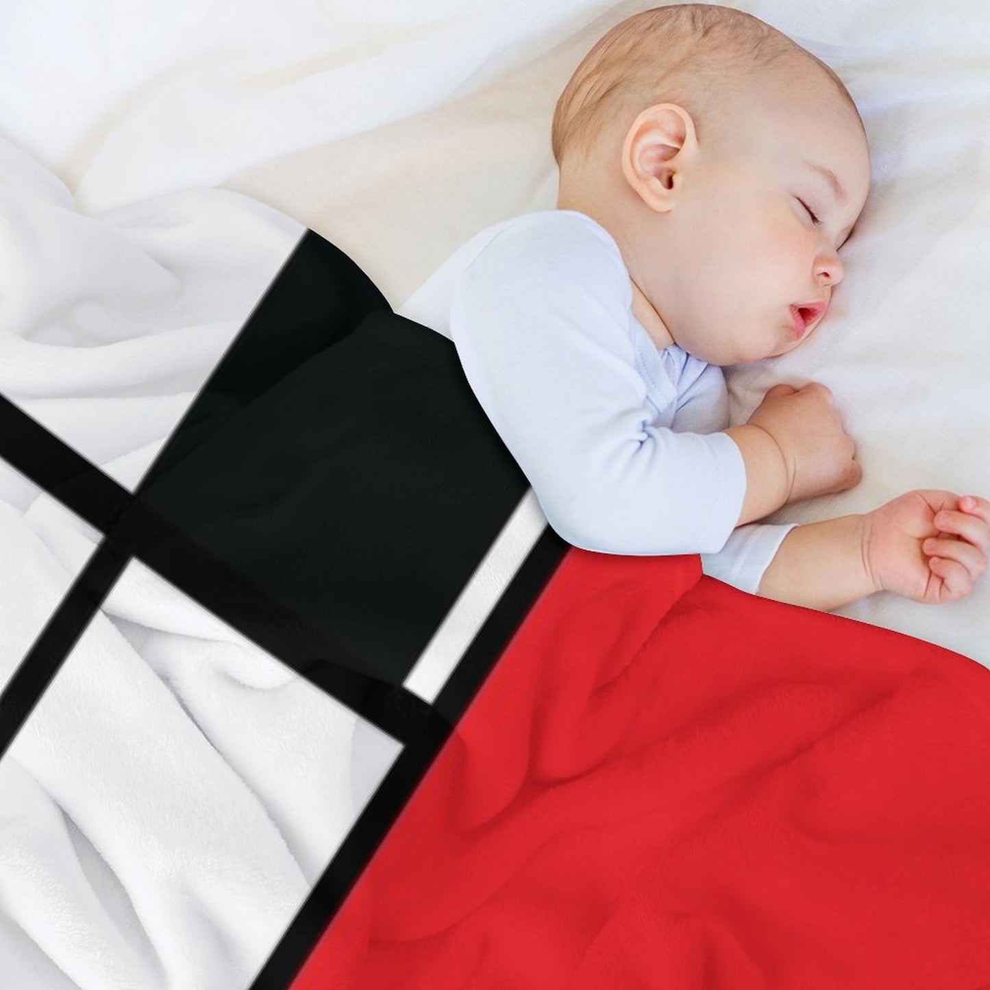 De Stijl #1 Machine-washable Throw Blanket