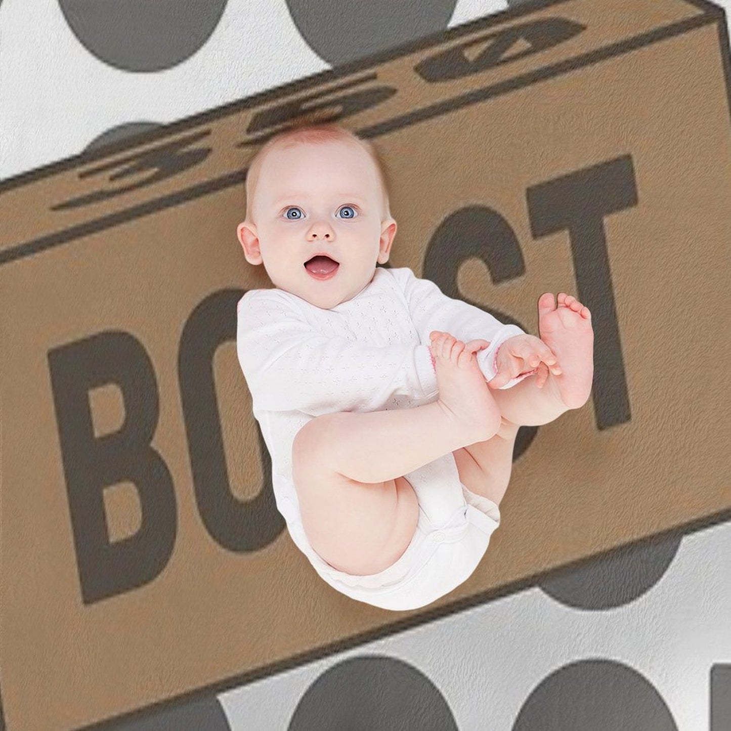 Yeezy Boost Box Easy Care Throw Blanket