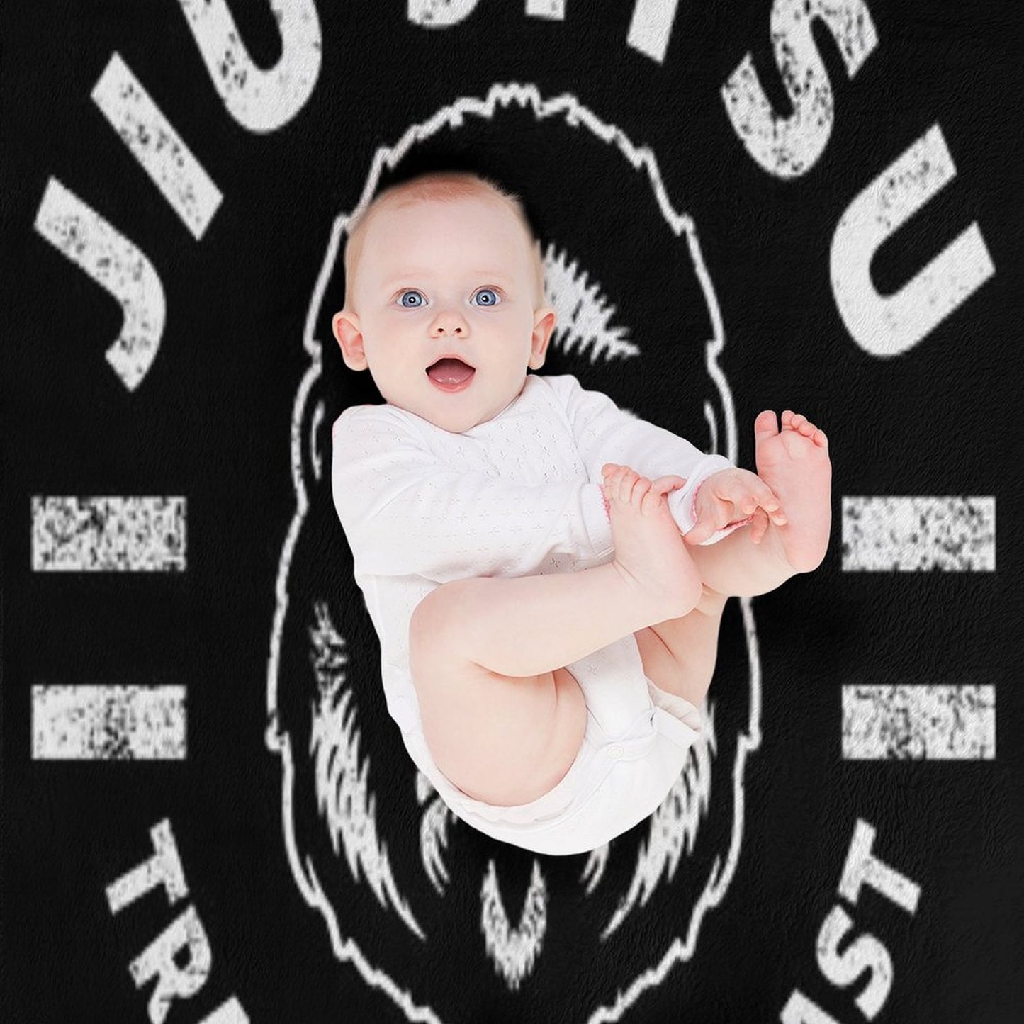 JIU JITSU - TRAIN LIKE A BEAST Easy Care Throw Blanket