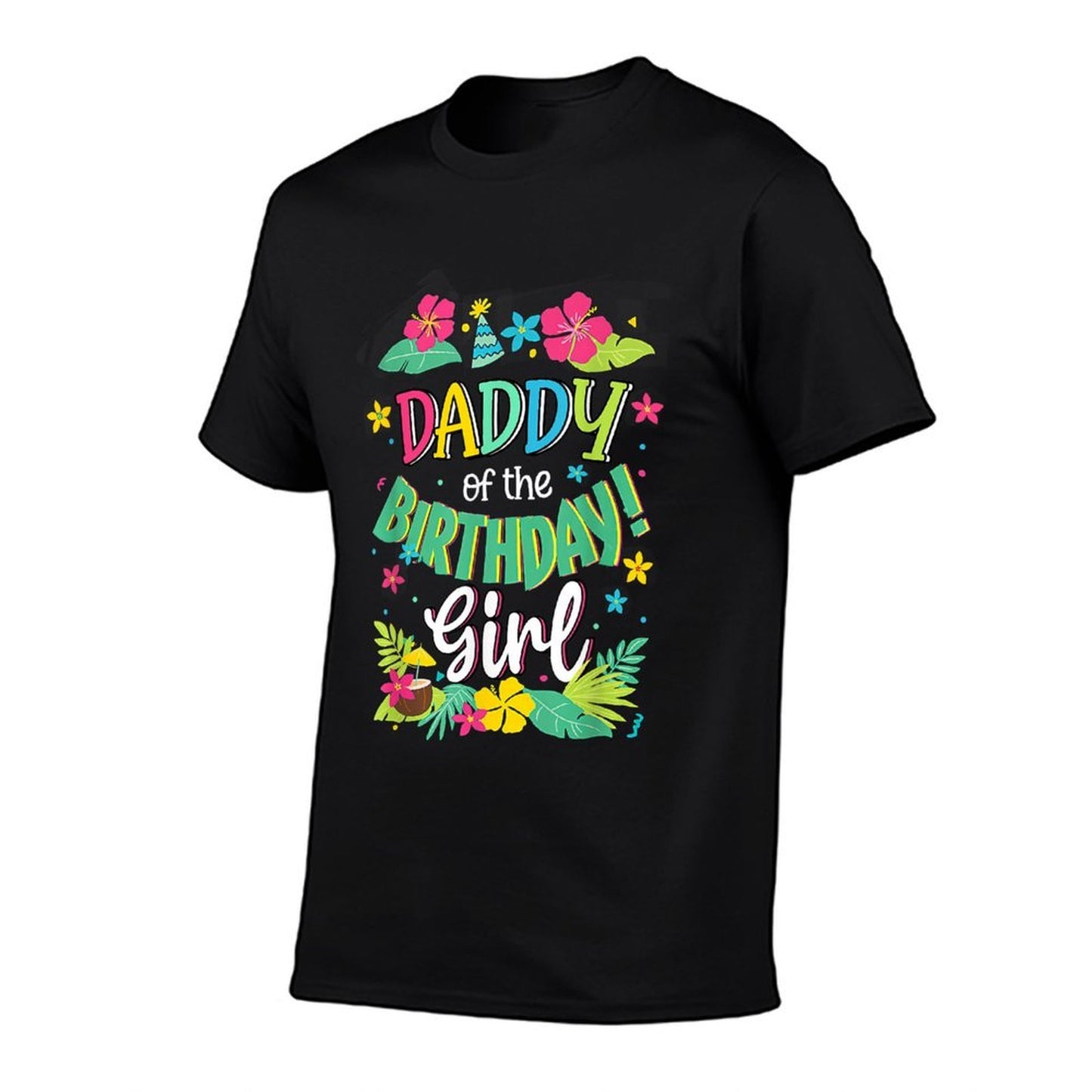 Daddy of The Birthday Girl Shirt Dad Aloha Hawaii Party 1st Lightweight T-Shirt