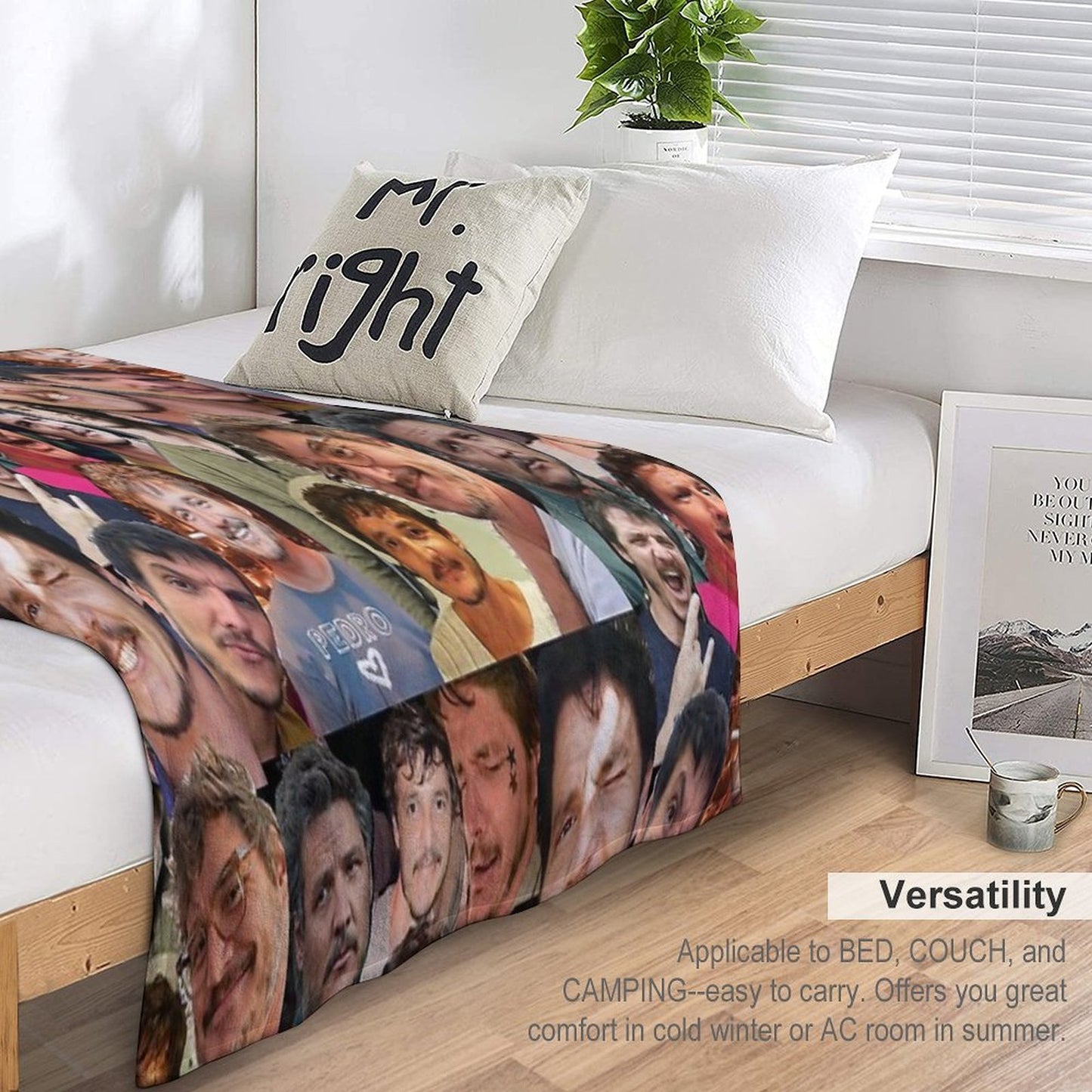 Zaddy GOAT Wrinkle-free Throw Blanket