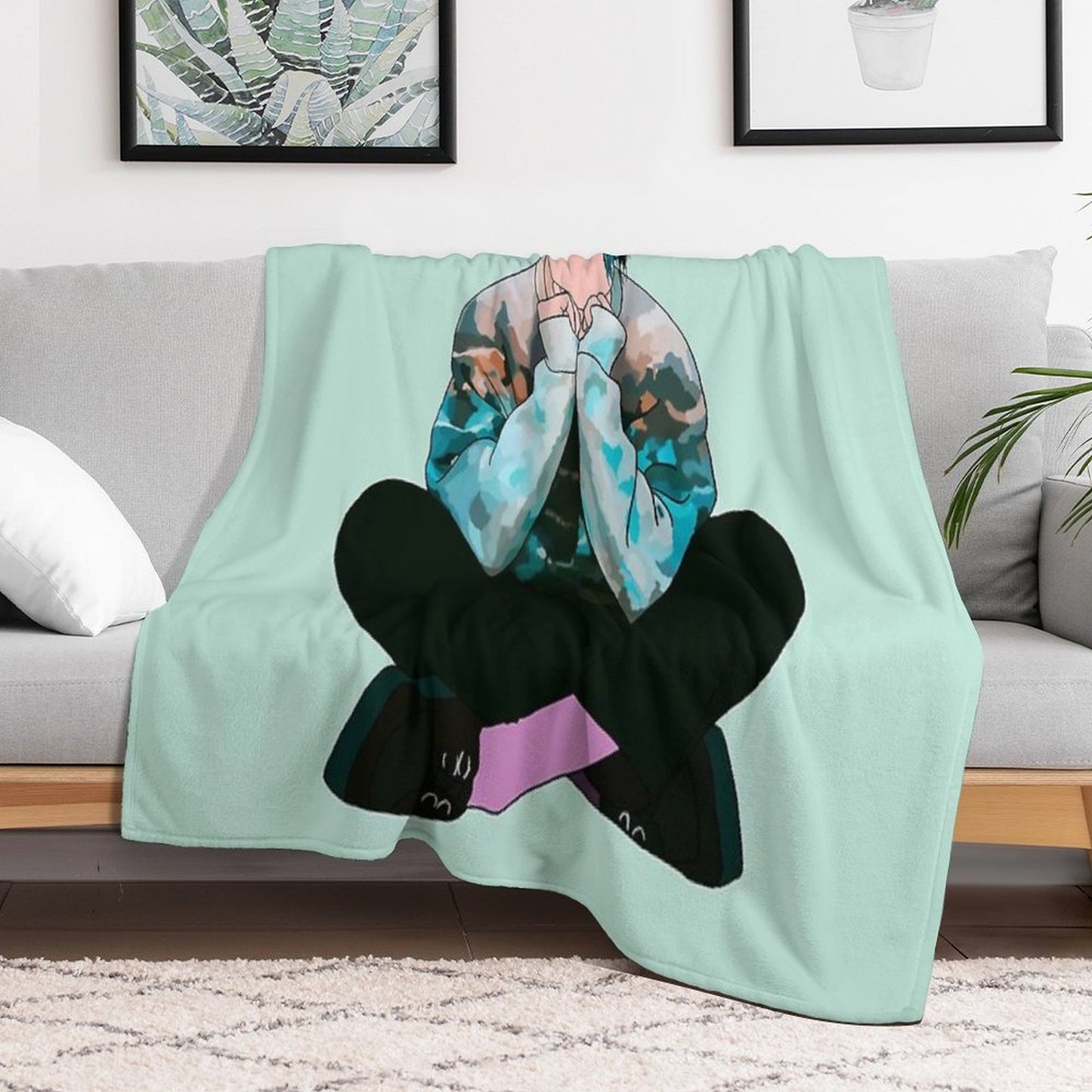 Yungblud Weird All-season Throw Blanket