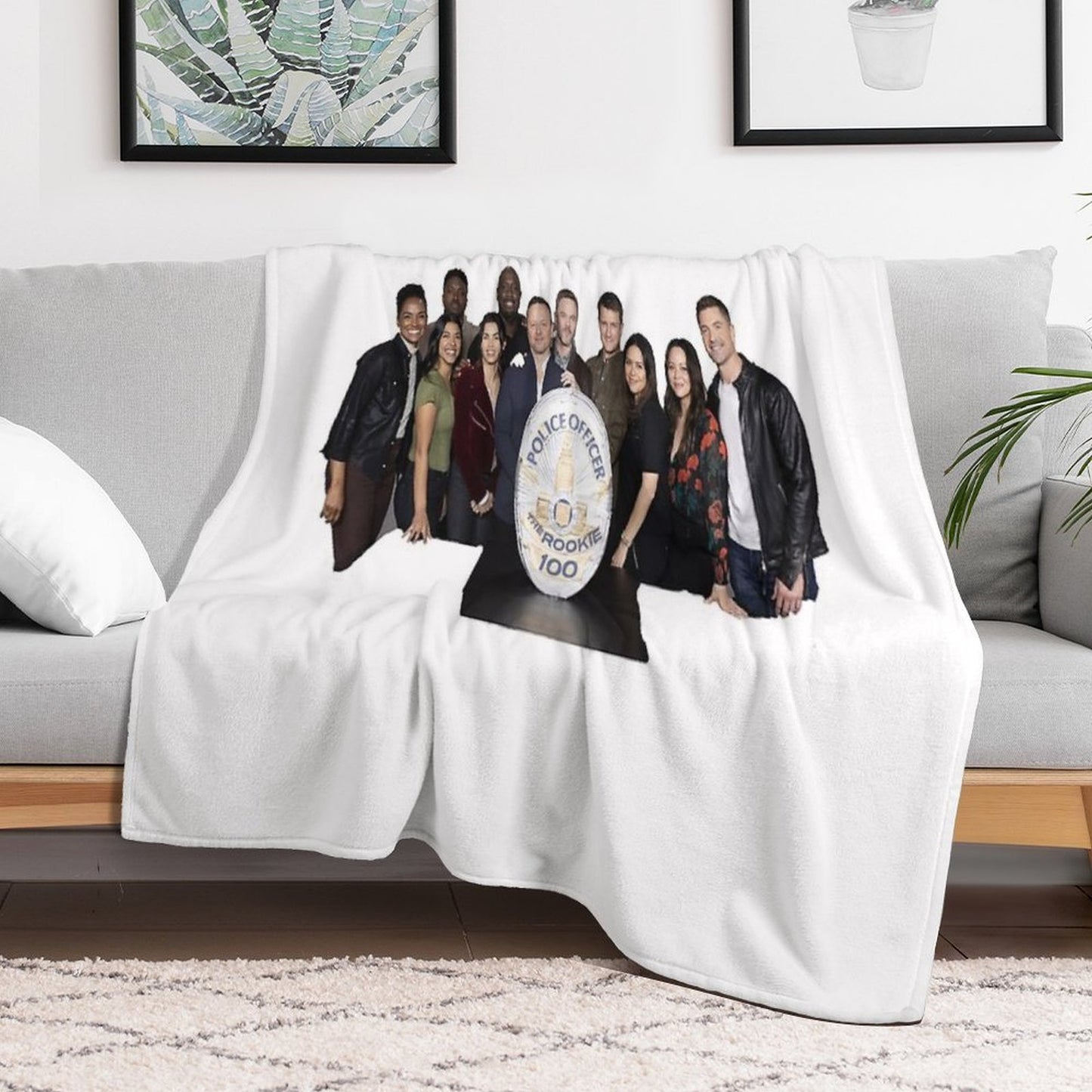 Rookie 100 Gang Multi-functional Throw Blanket