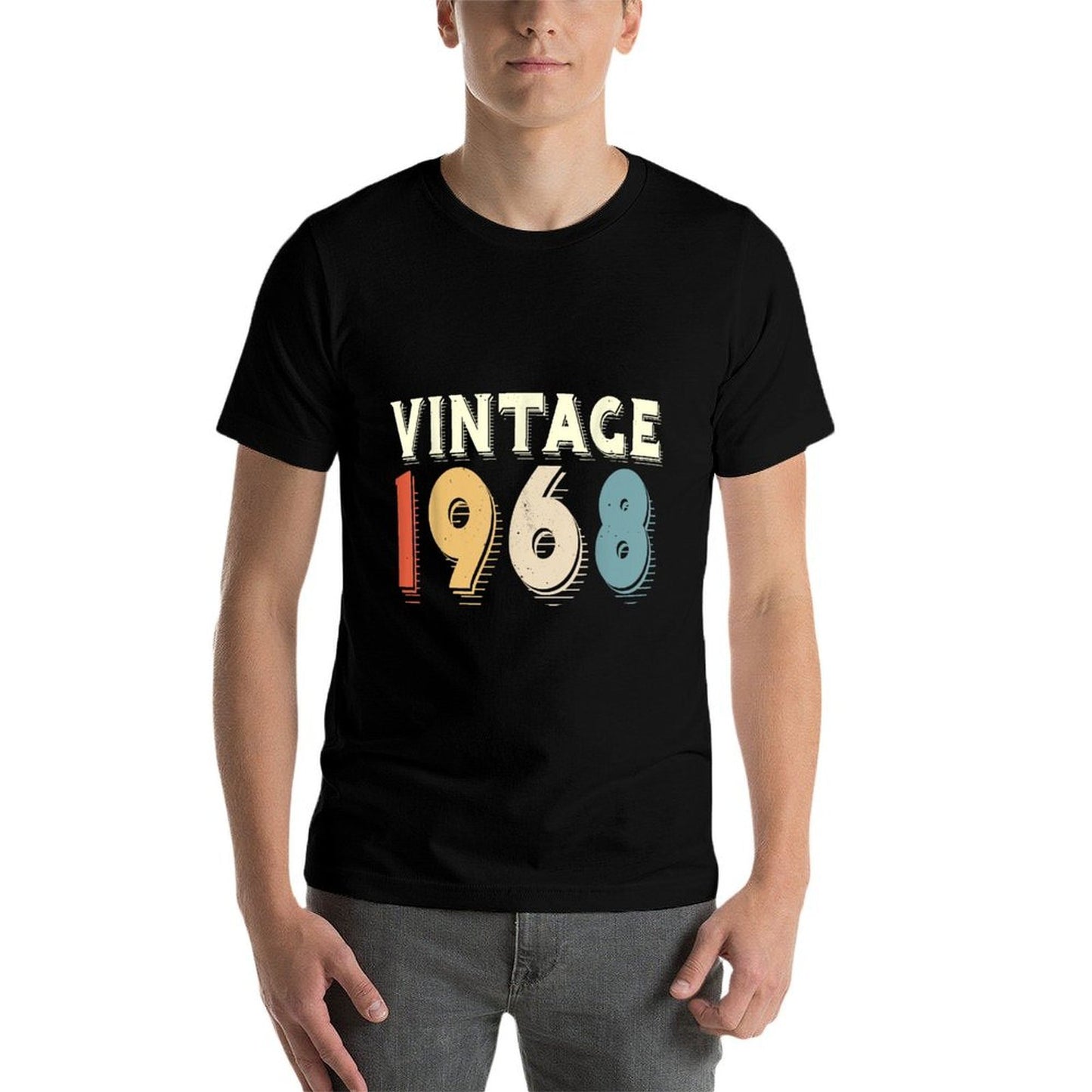 Vintage 1968 Classic Retro 50th Birthday Versatile T-Shirt