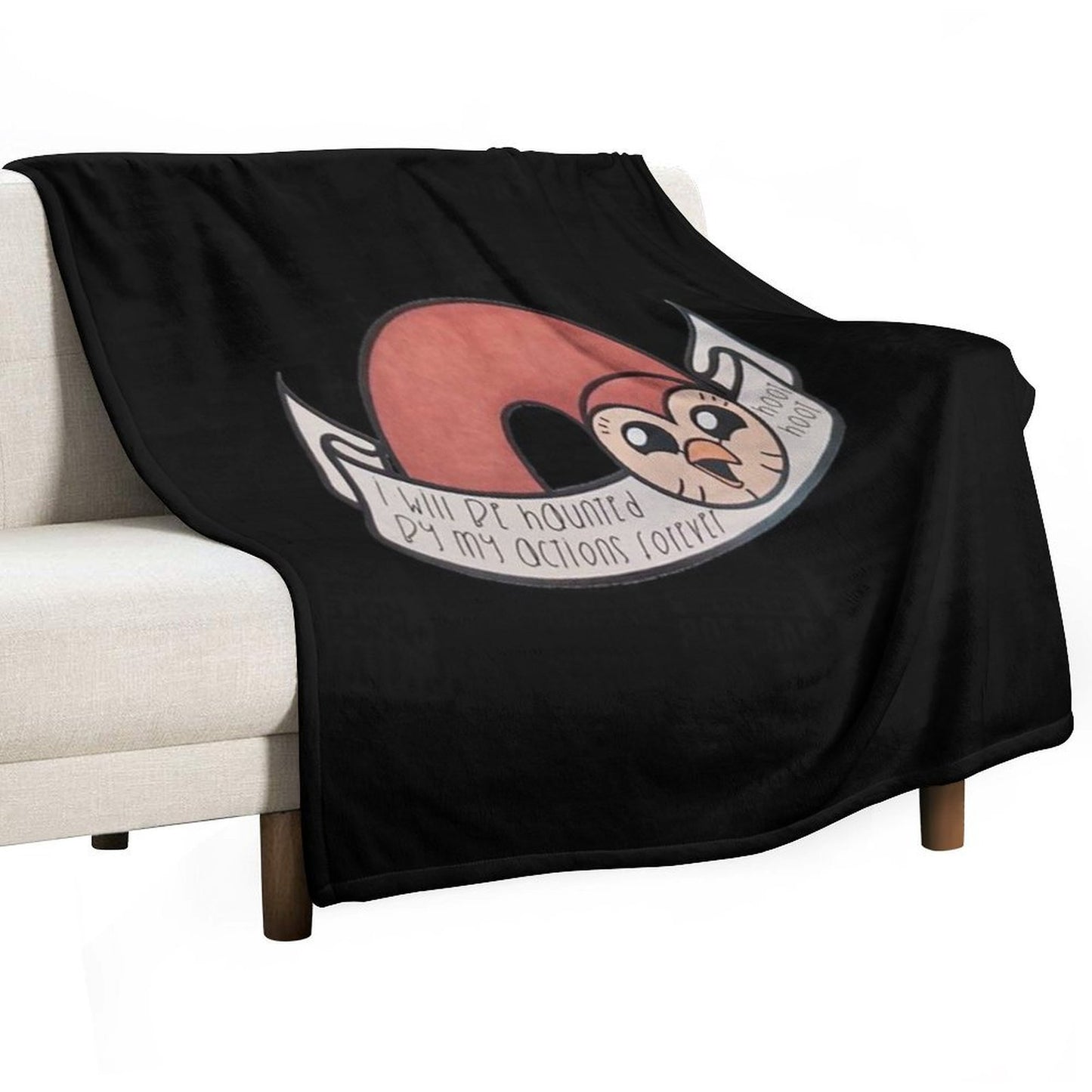 GOOD OWL Perfect Gift Owl House Gift for Fans Wrinkle-free Throw Blanket