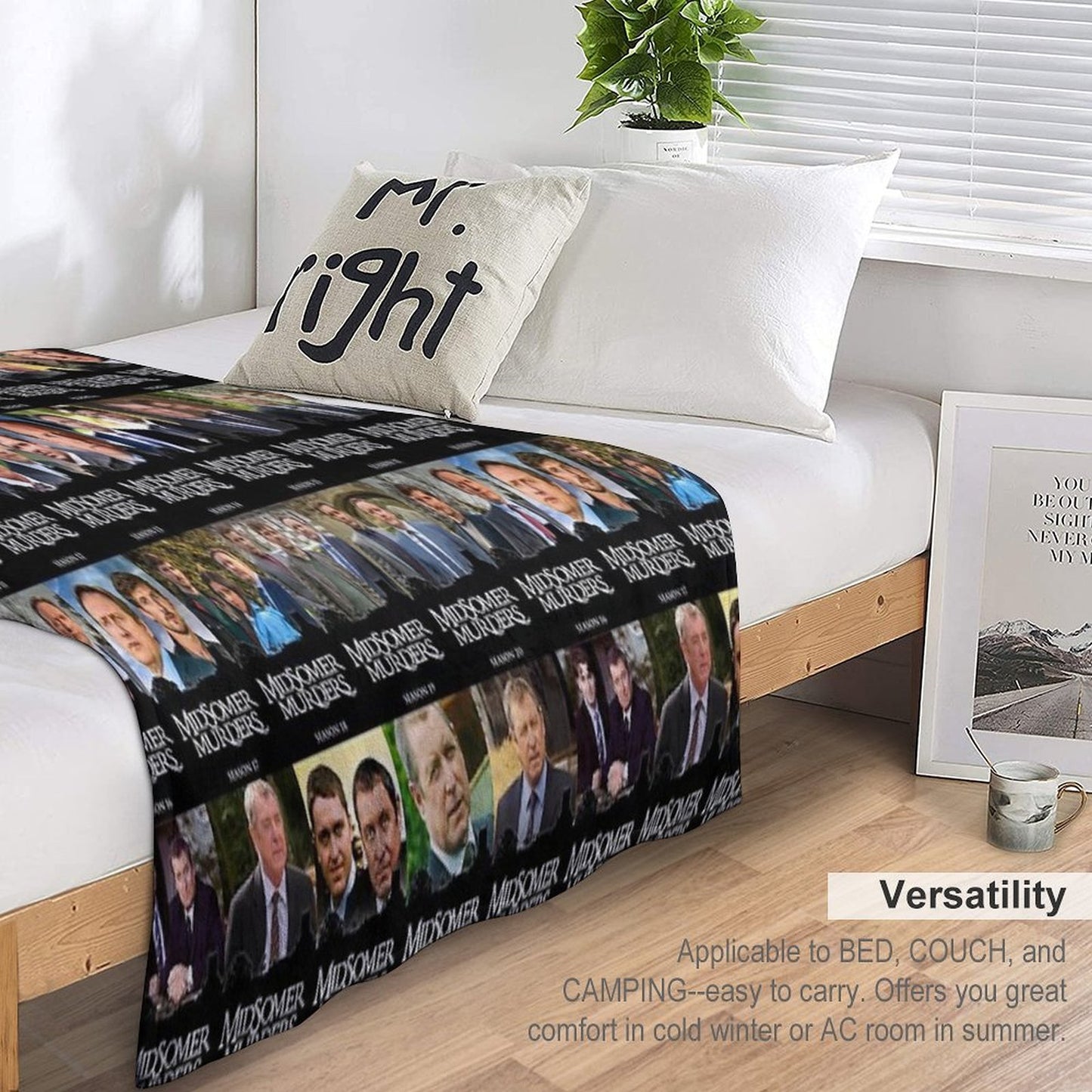 20 Seasons in Midsomer - Pattern Comfort Throw Blanket