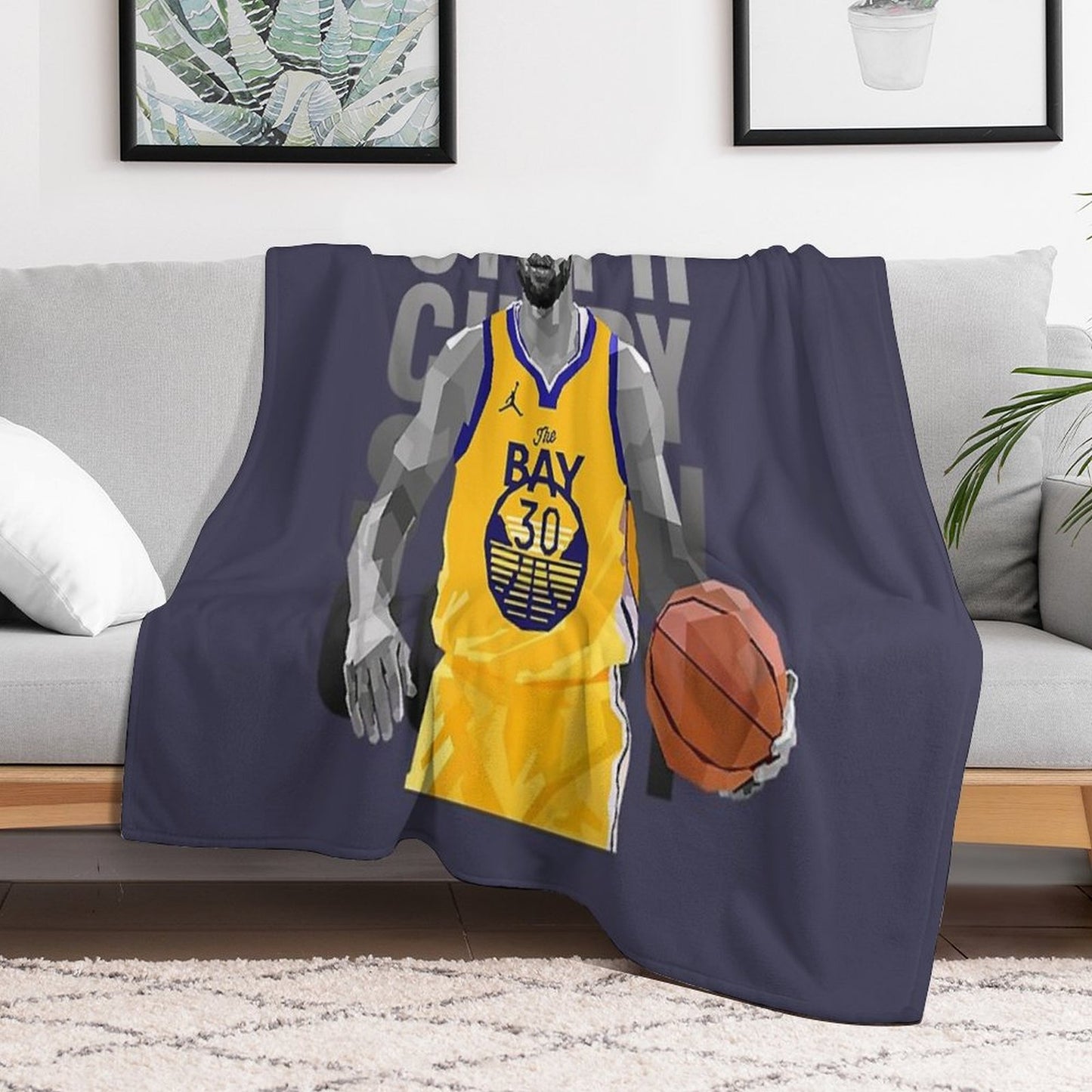 Stephen Curry WPAP Durable Throw Blanket