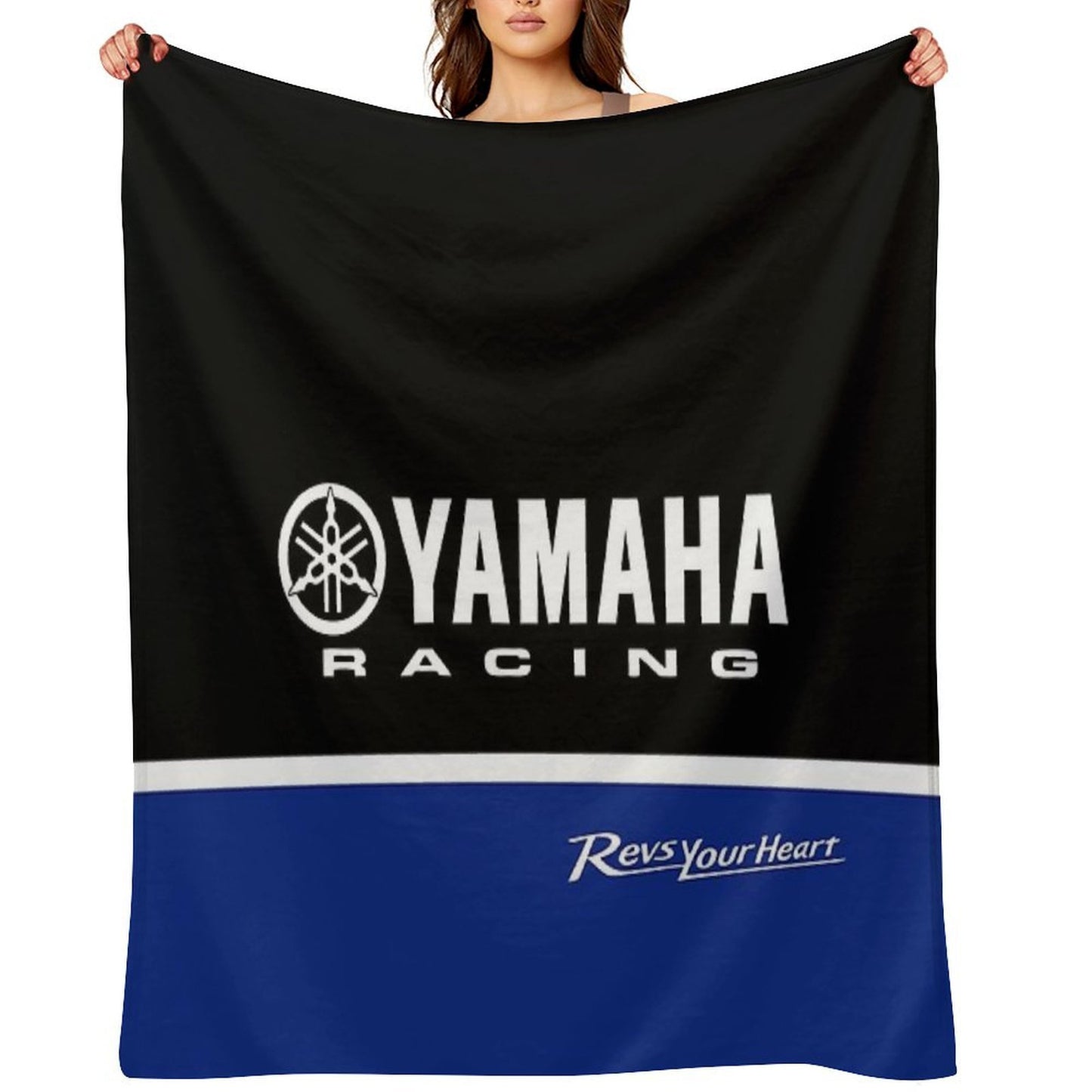 YAMAHA Race Easy Care Throw Blanket