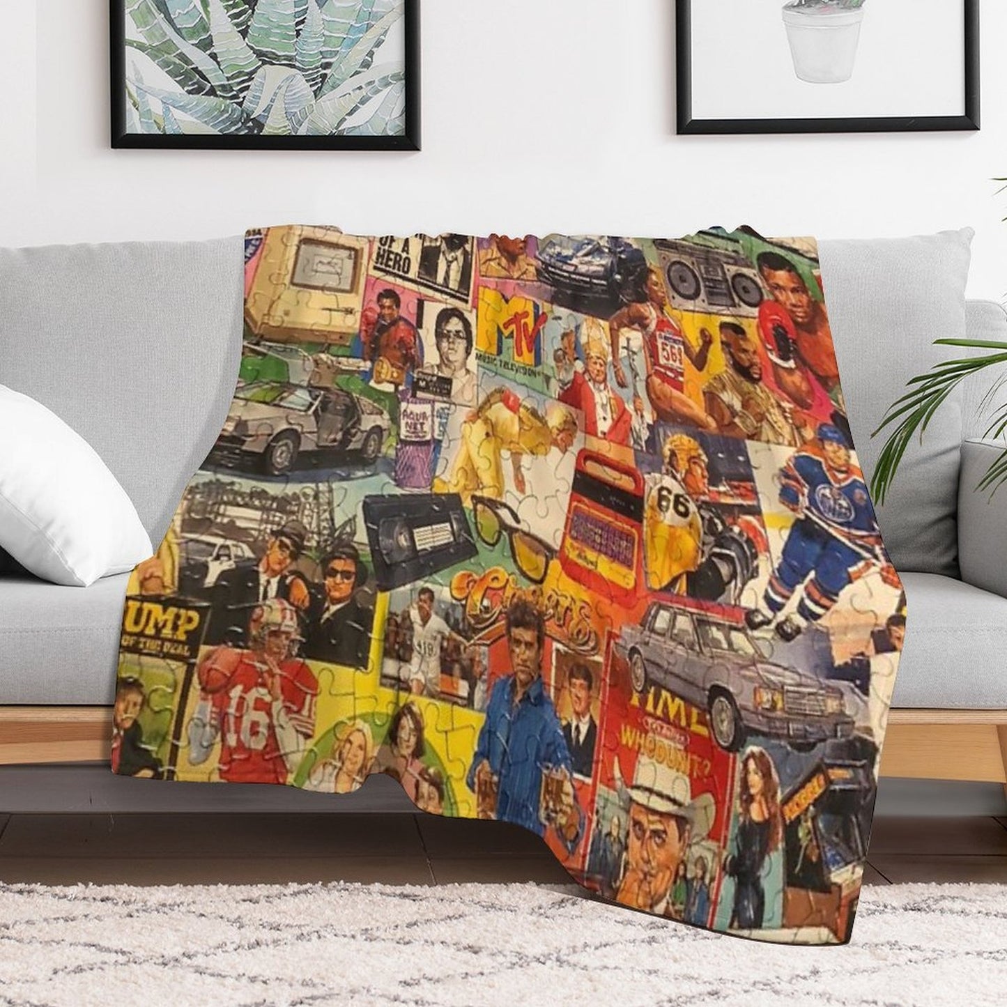 1980’s Shrink-resistant Throw Blanket