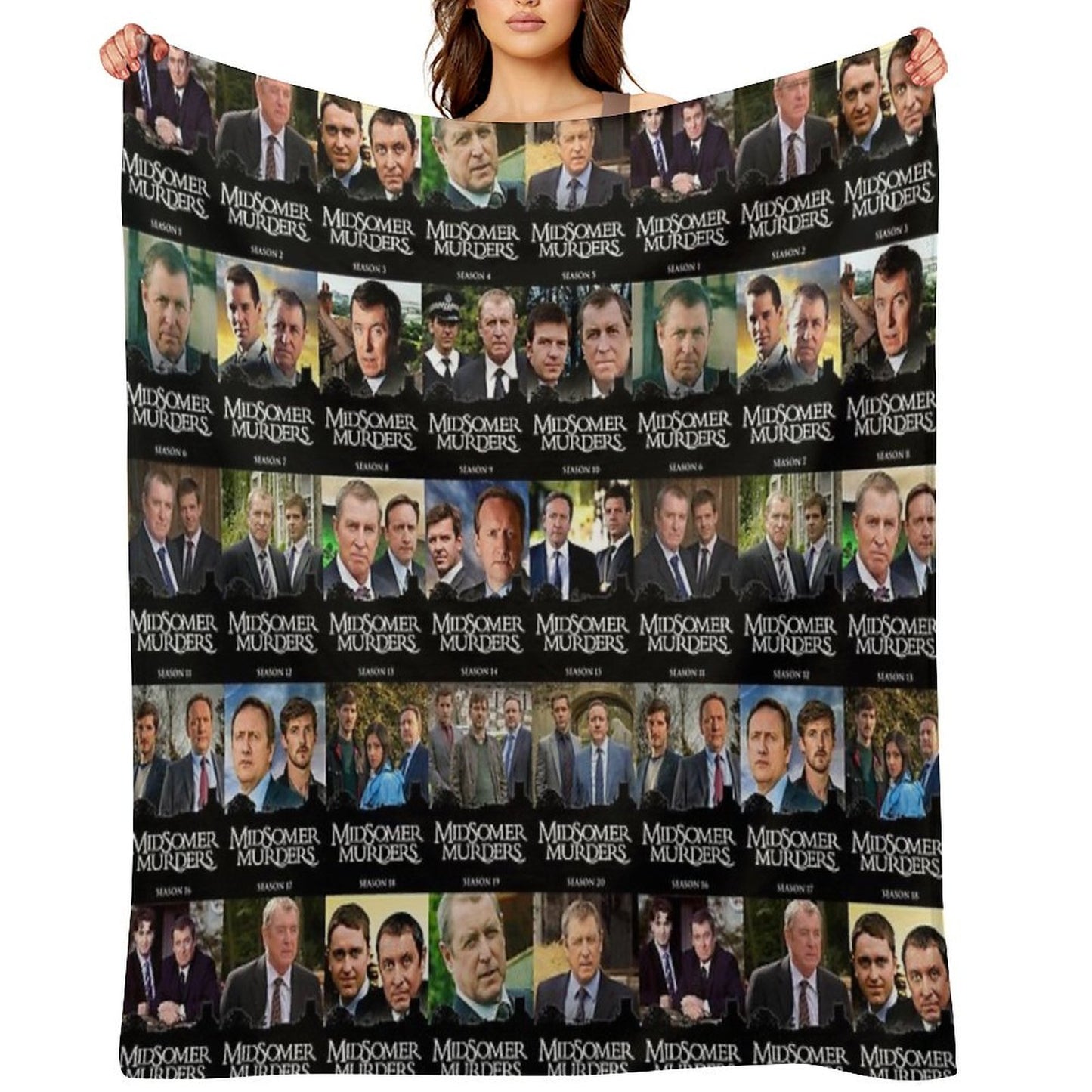 20 Seasons in Midsomer - Pattern Comfort Throw Blanket