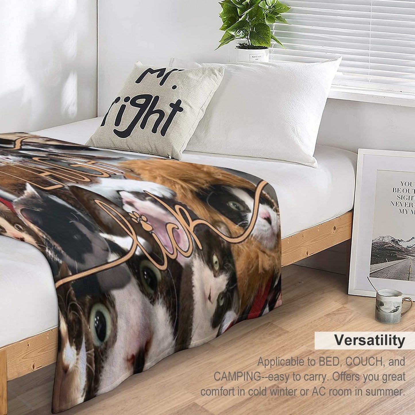 Live, Laugh, Lick Versatility Throw Blanket