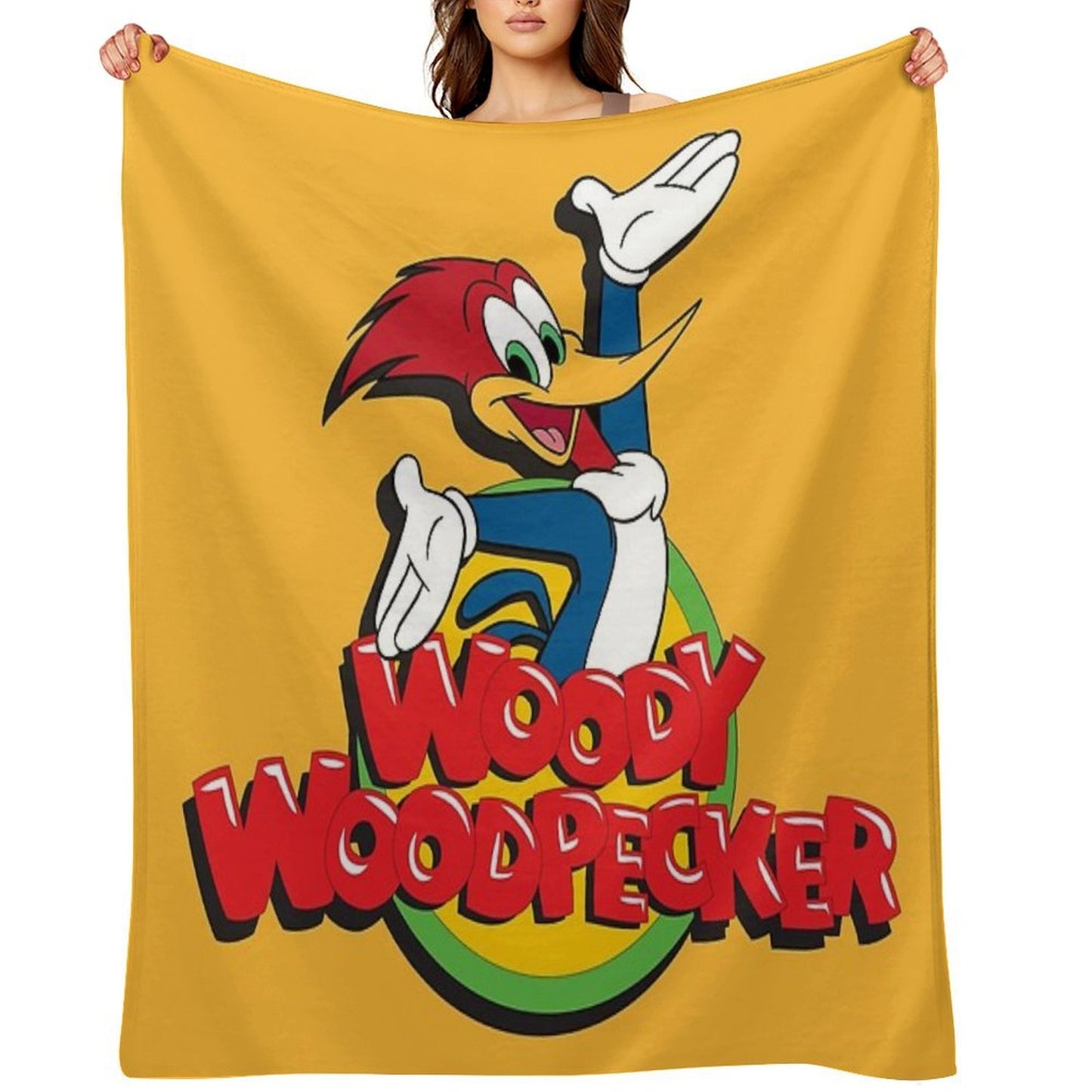 Woody Woodpecker Machine-washable Throw Blanket