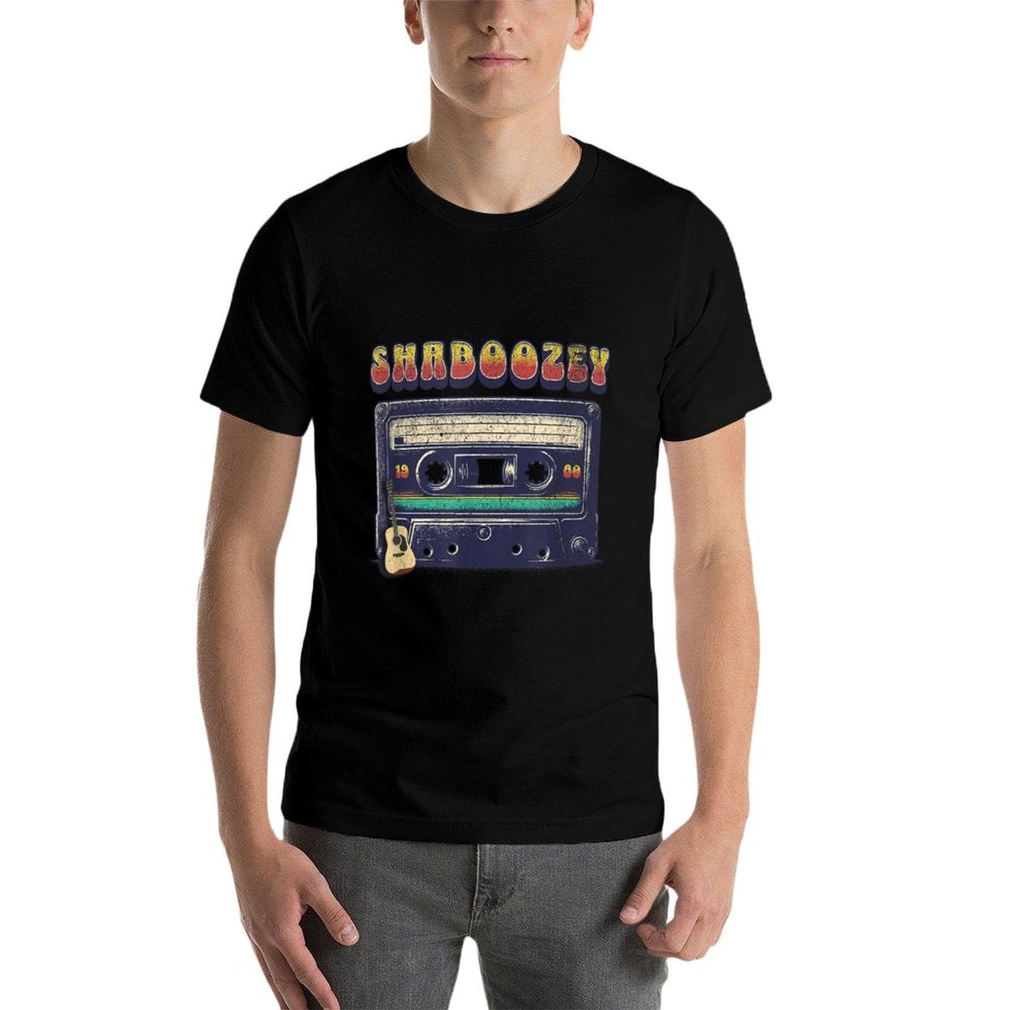 Shaboozey Retro Cassette Tape Design with Acoustic Guitar Classic T-Shirt