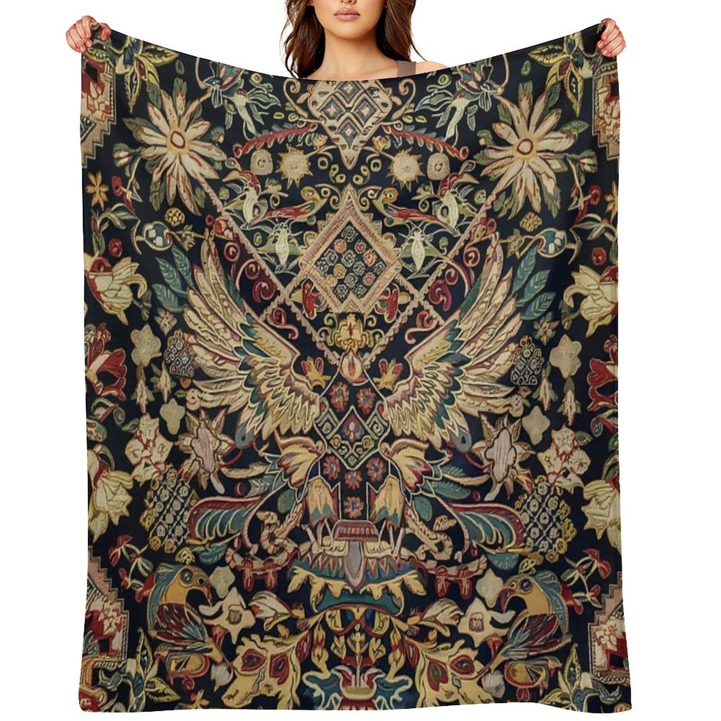 Weird Pattern Travel-friendly Throw Blanket