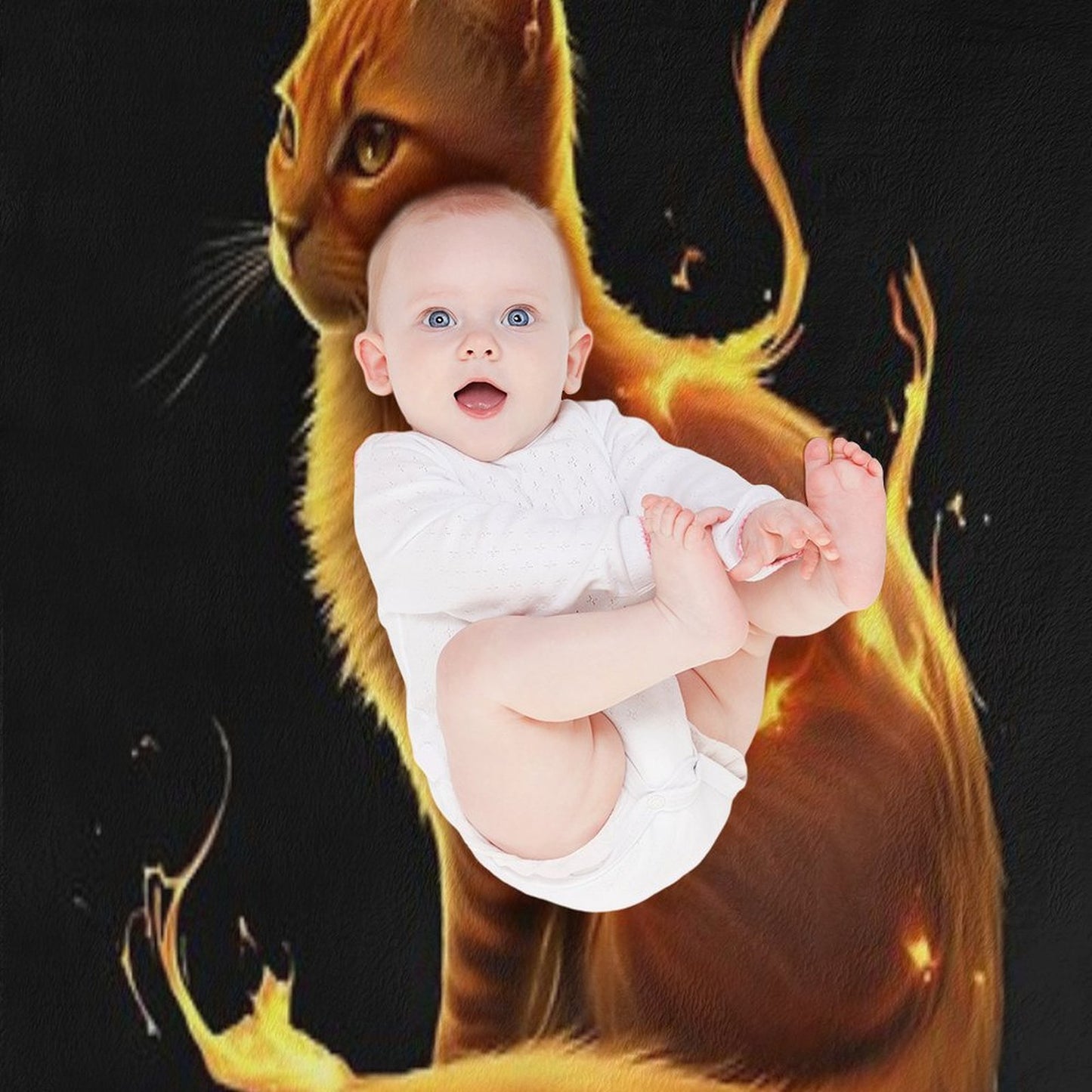 Warrior Cats - Firestar Lightweight Throw Blanket