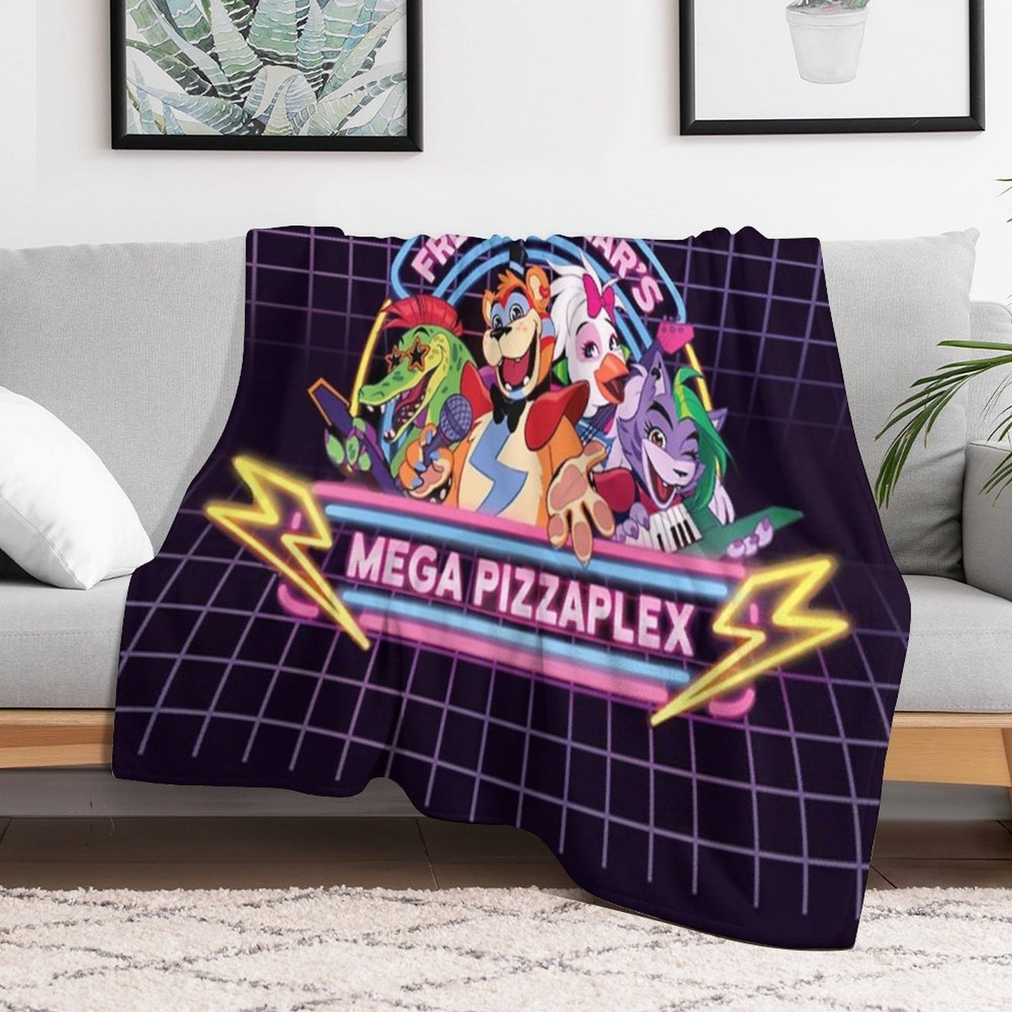 FNAF Security Breach Quick-dry Throw Blanket