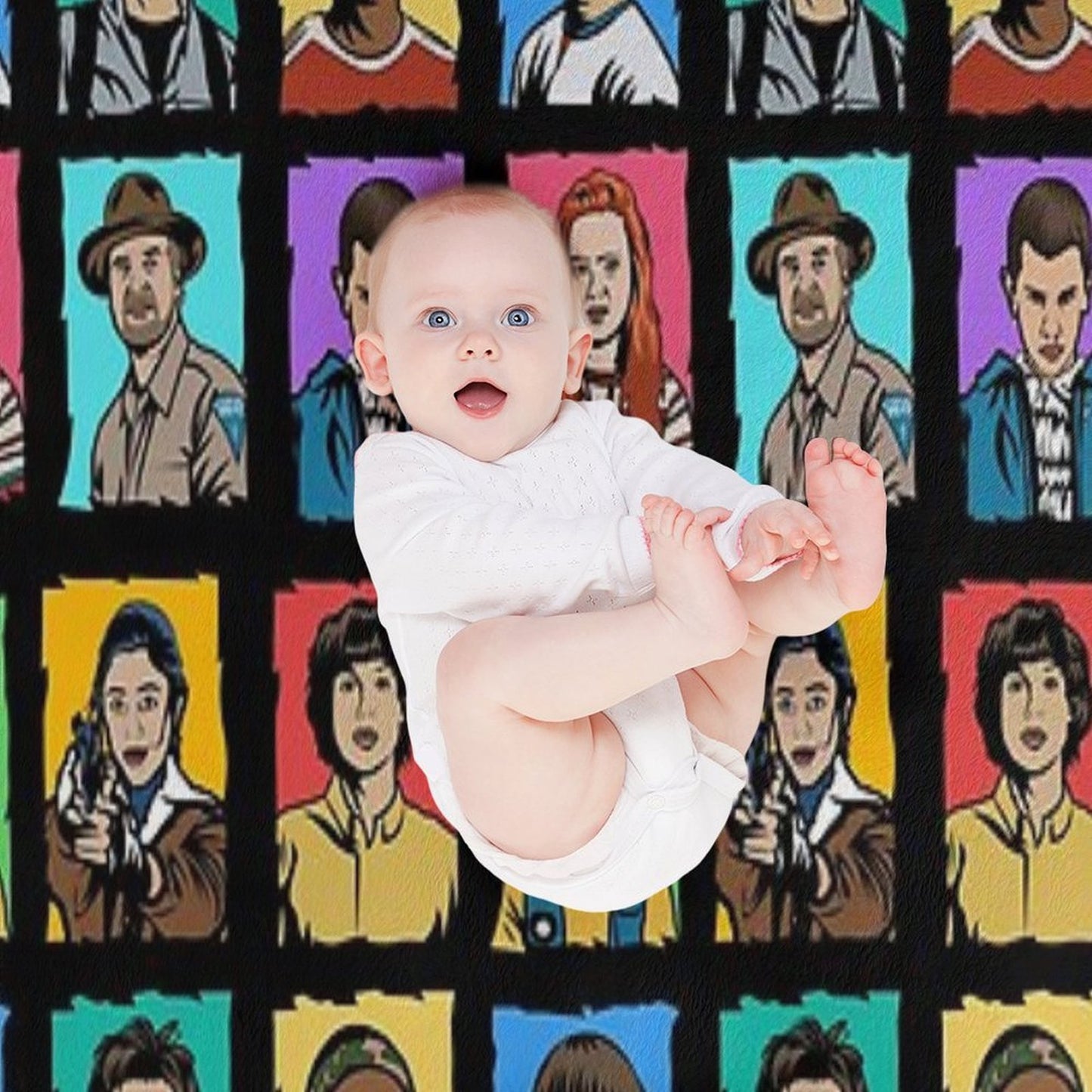 Stranger Things Art Comfort Throw Blanket