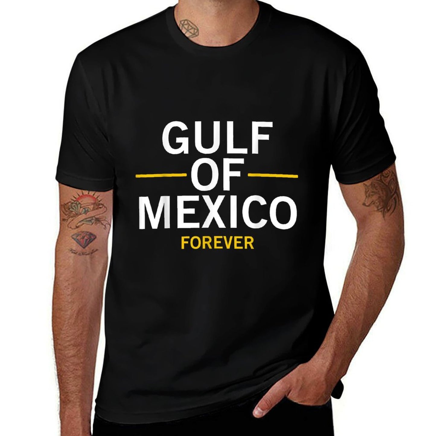 Gulf of Mexico Forever Proud Mexican El Golfo De Mexico Graphic-printed T-Shirt