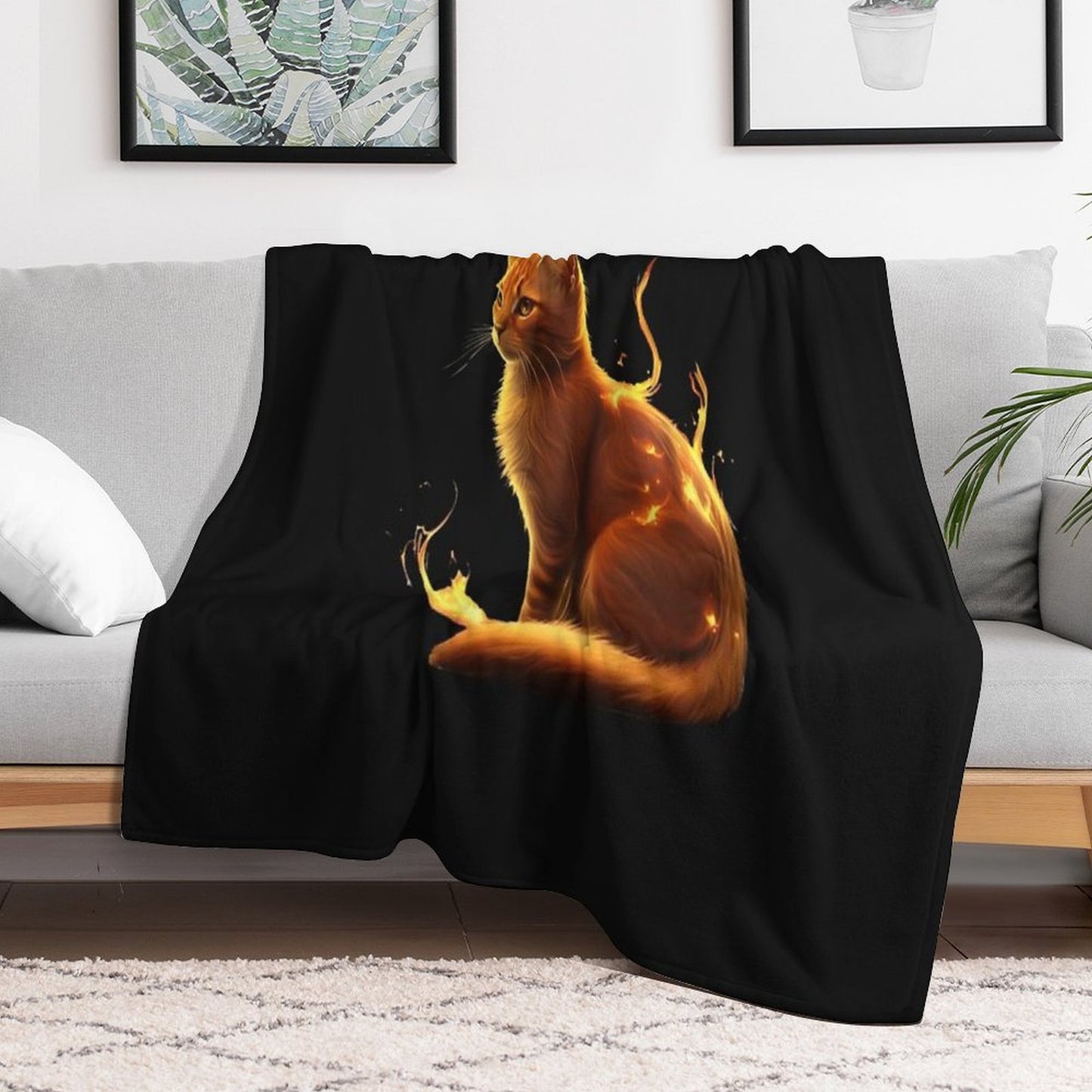 Warrior Cats - Firestar Lightweight Throw Blanket