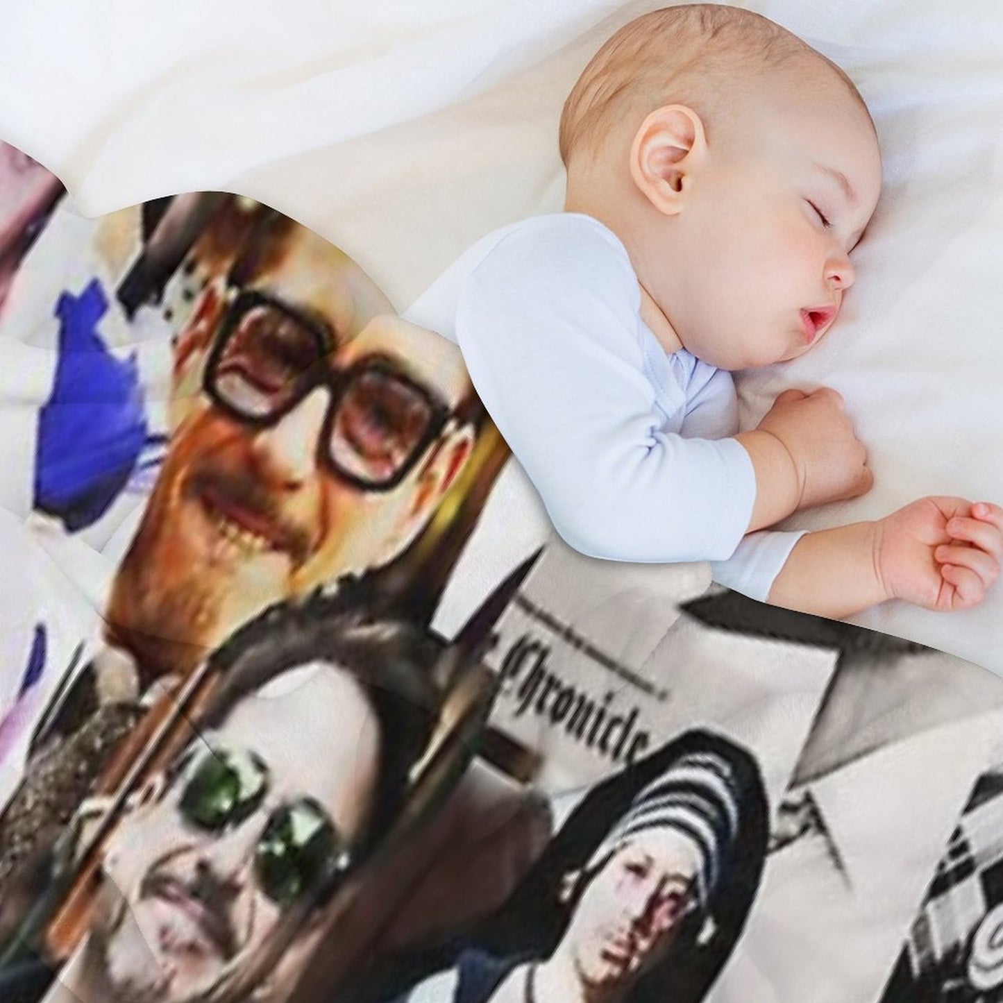 Robert Downey Jr. Collage Compact Throw Blanket