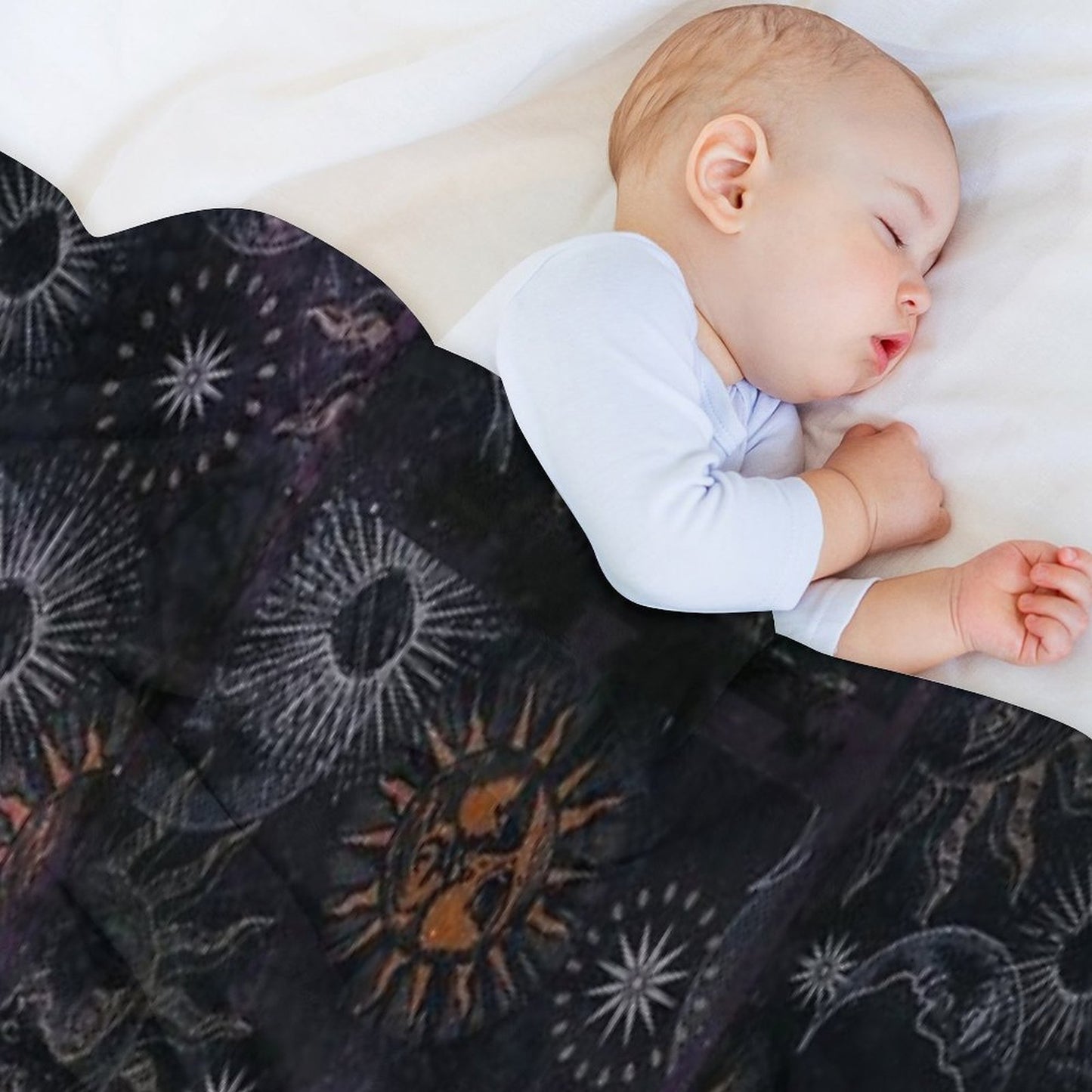 Celestial Whimsigoth 90's Print Lightweight Throw Blanket