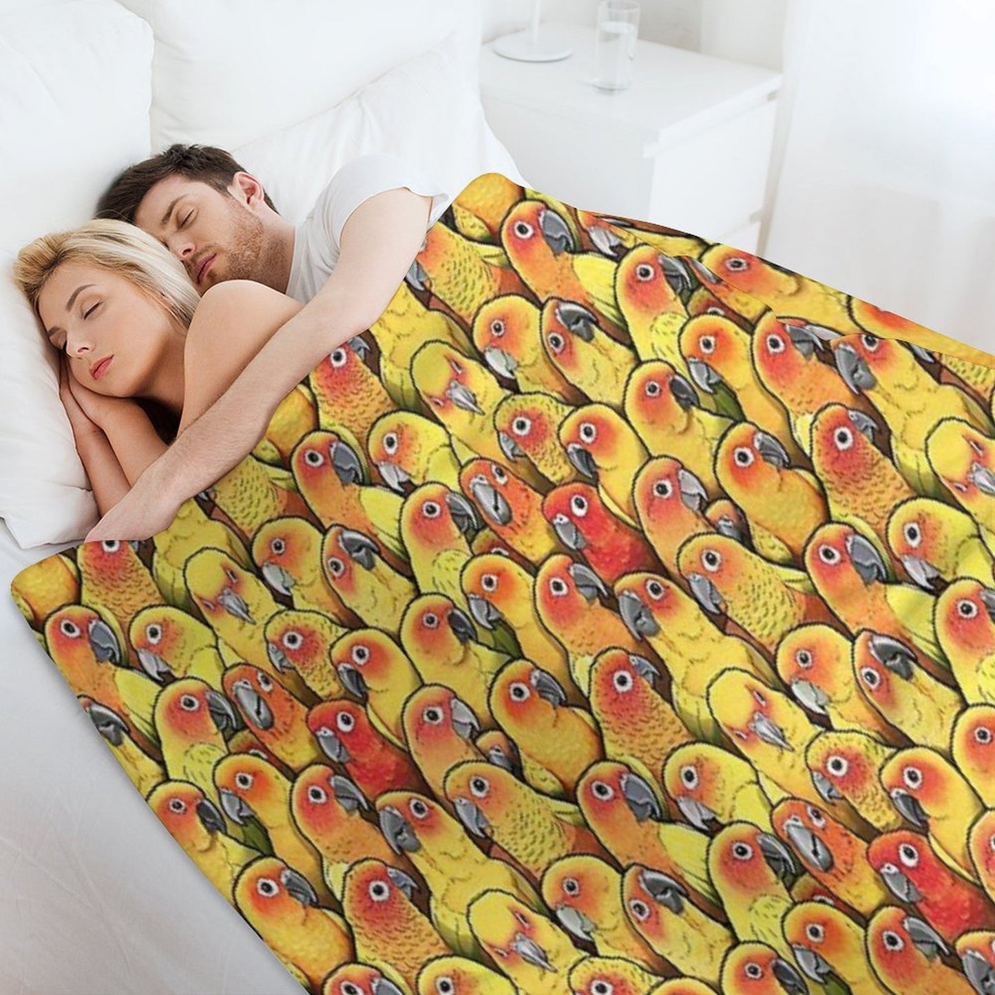 Sun Conures Multi-functional Throw Blanket