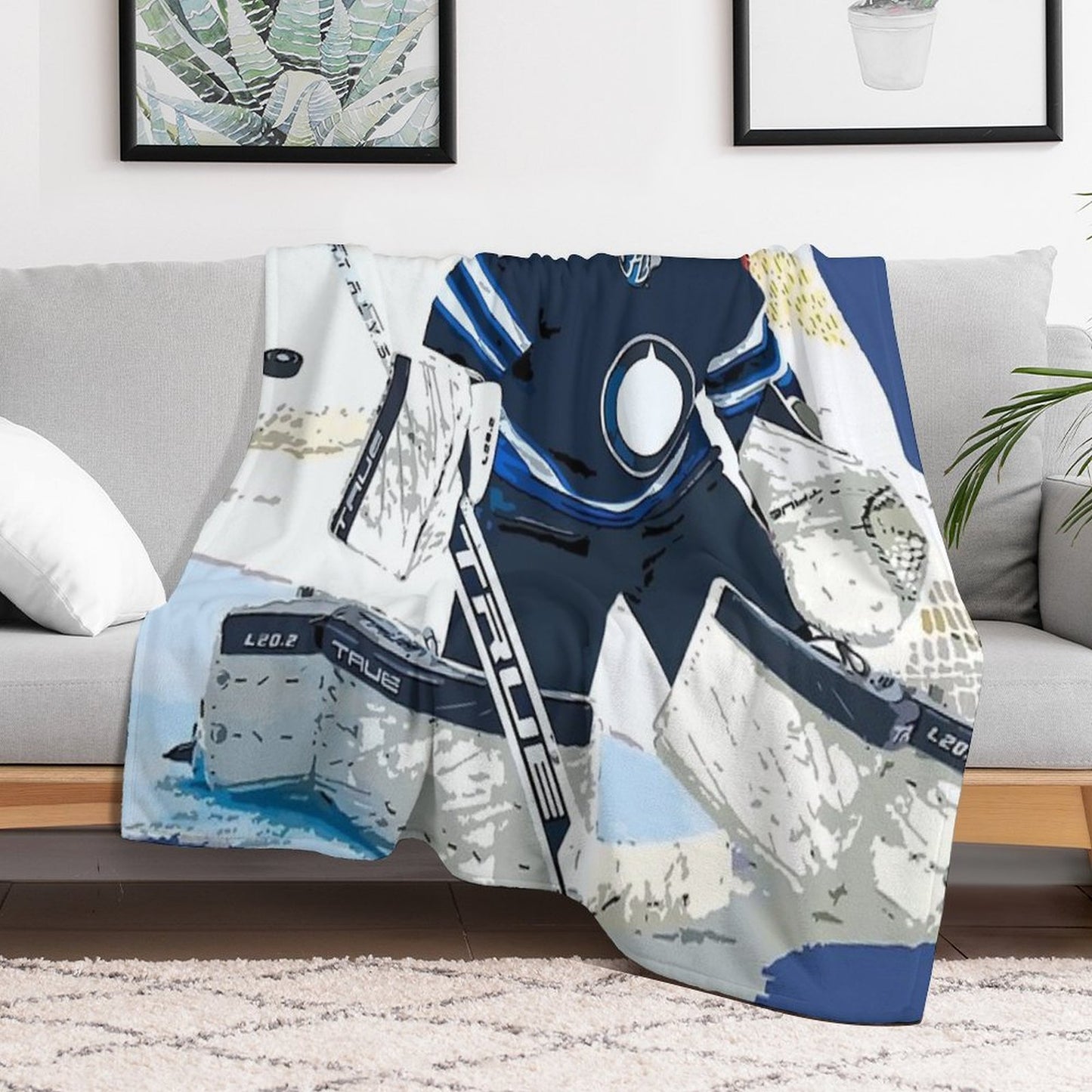 Connor Hellebuyck Versatility Throw Blanket