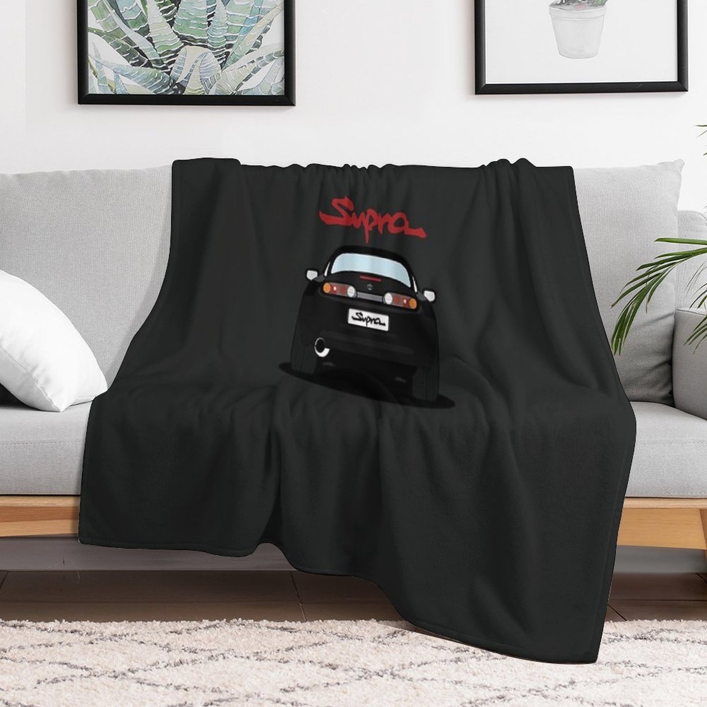 Supra Design Wrinkle-free Throw Blanket