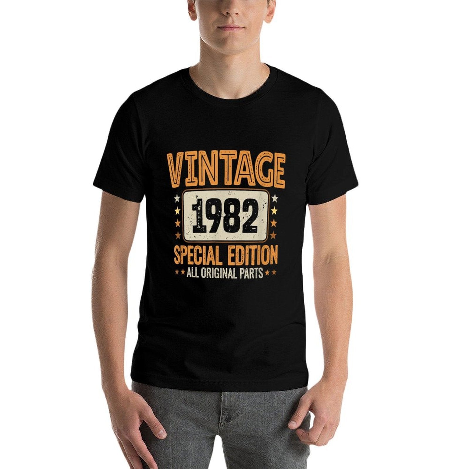 40th Birthday Vintage 1982 Born in 1982 40 Birthday  Slim-fit Cut T-Shirt