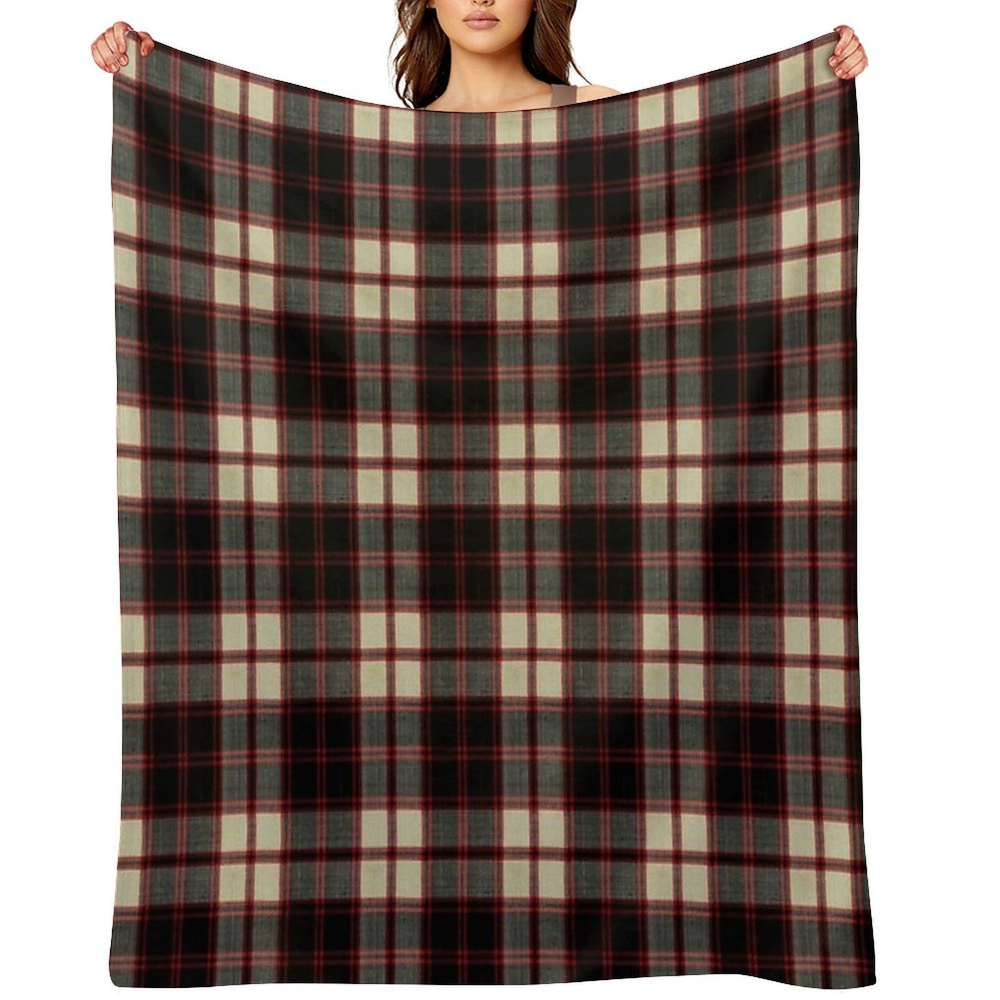 Macpherson Clan Tartan Multi-functional Throw Blanket