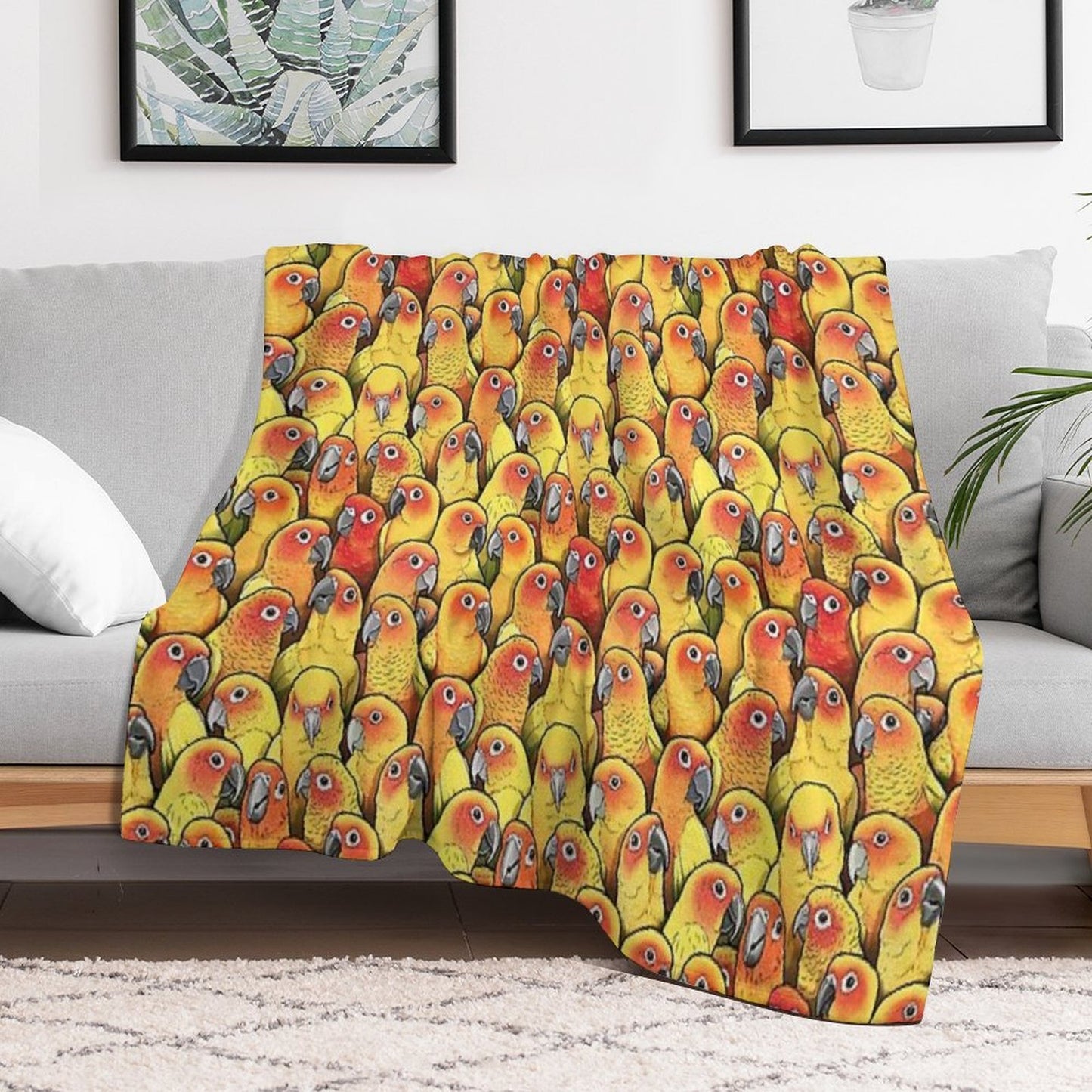 Sun Conures Multi-functional Throw Blanket