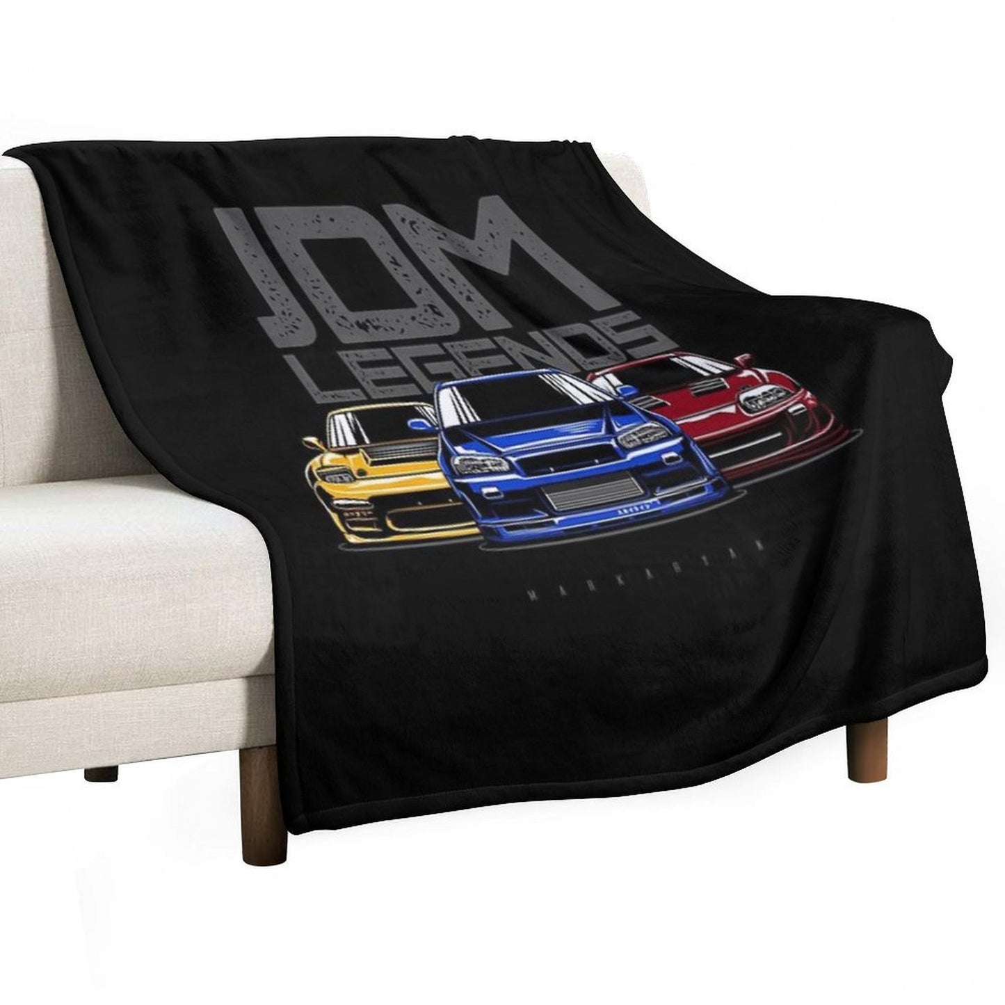 JDM Legend Travel-friendly Throw Blanket