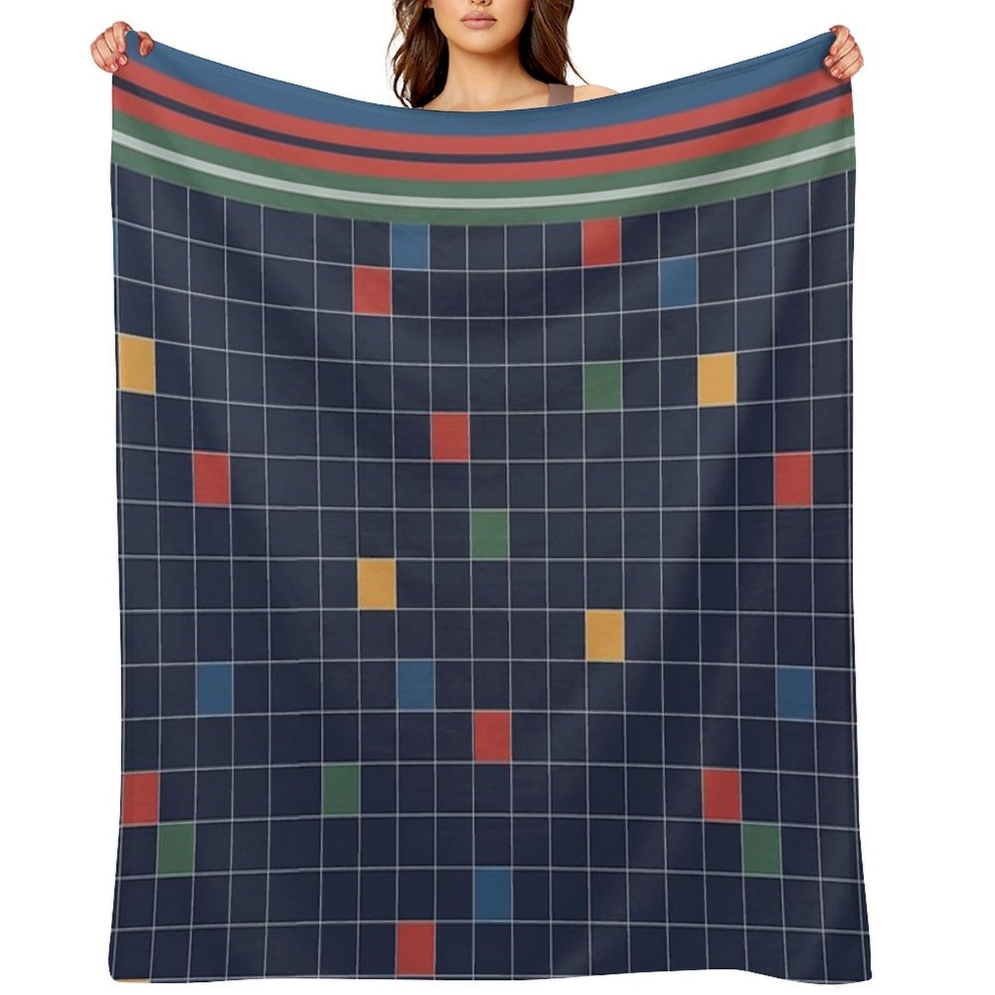 Classic 80s-Style Bedding Versatility Throw Blanket