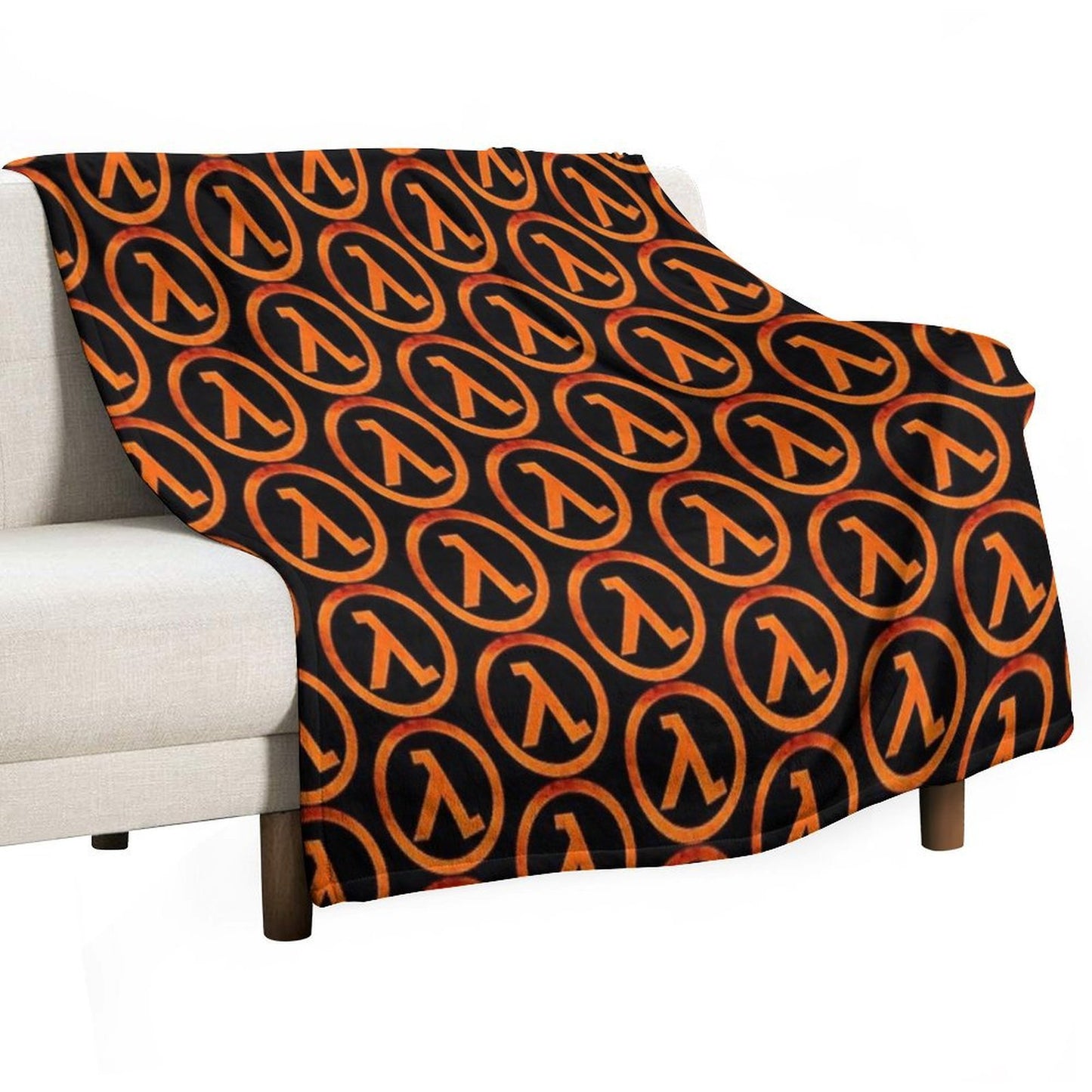 -GAMING- Half Life Rust Logo Shrink-resistant Throw Blanket