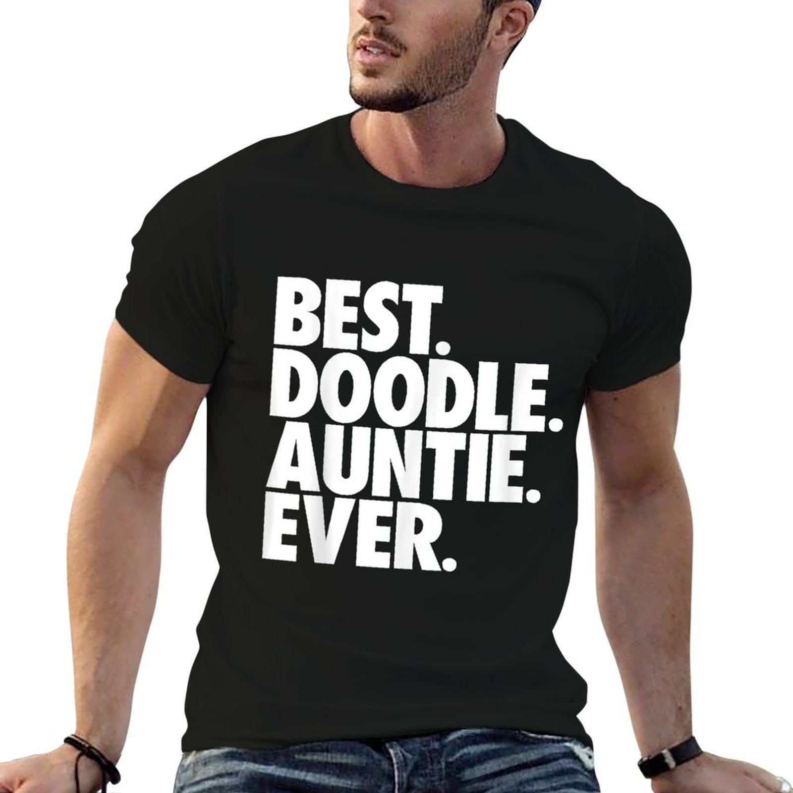 Best Doodle Auntie Ever - Goldendoodle Dog Gift Men Women Kids  High-quality Stitching T-Shirt