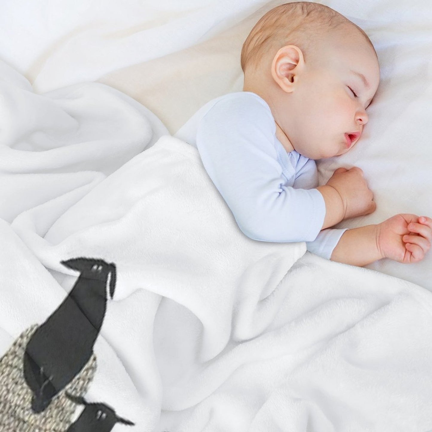Sheep on The Hill Shrink-resistant Throw Blanket