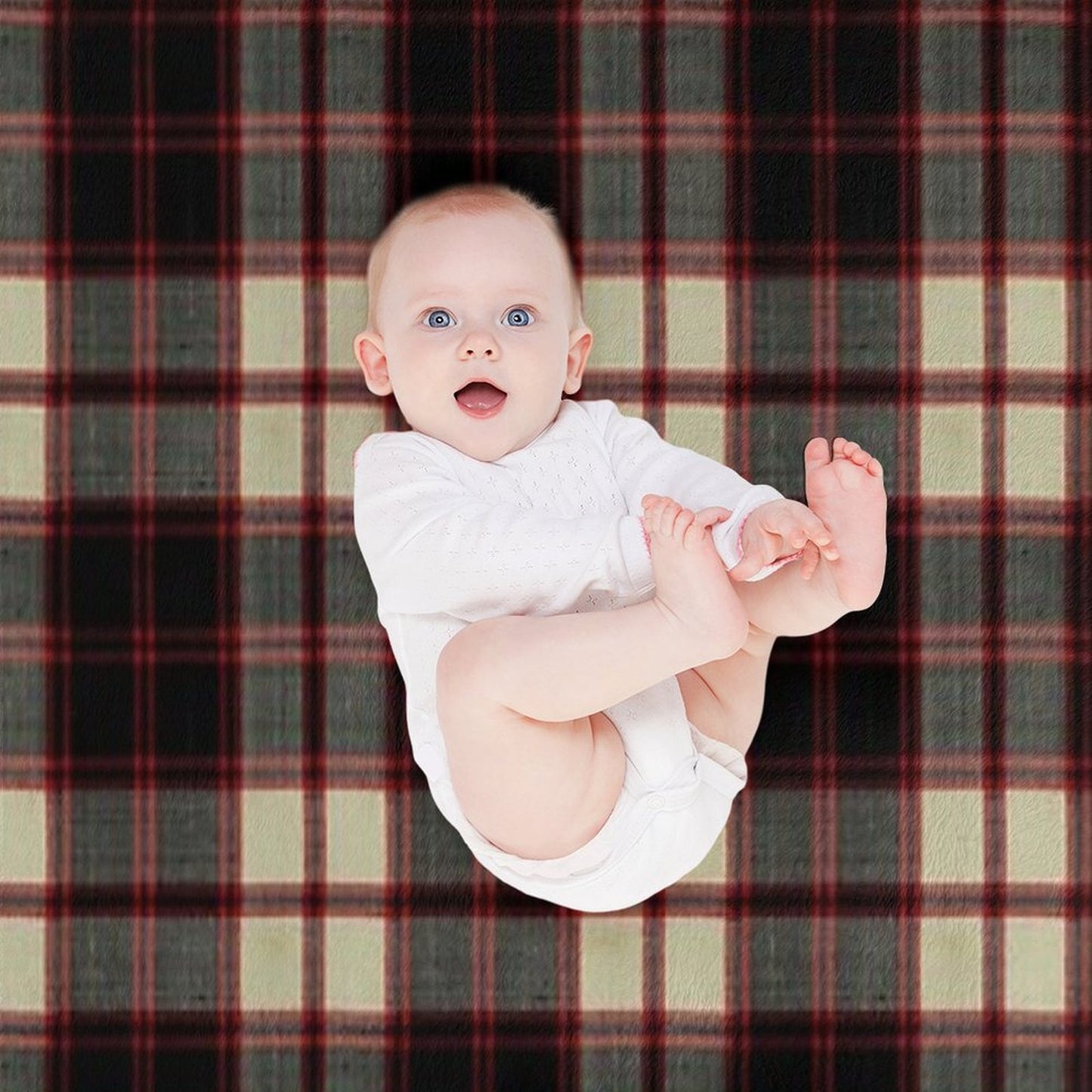 Macpherson Clan Tartan Multi-functional Throw Blanket