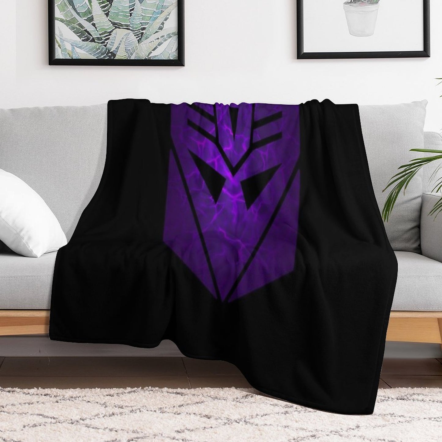 Decepticon Logo Vintage Durable Throw Blanket