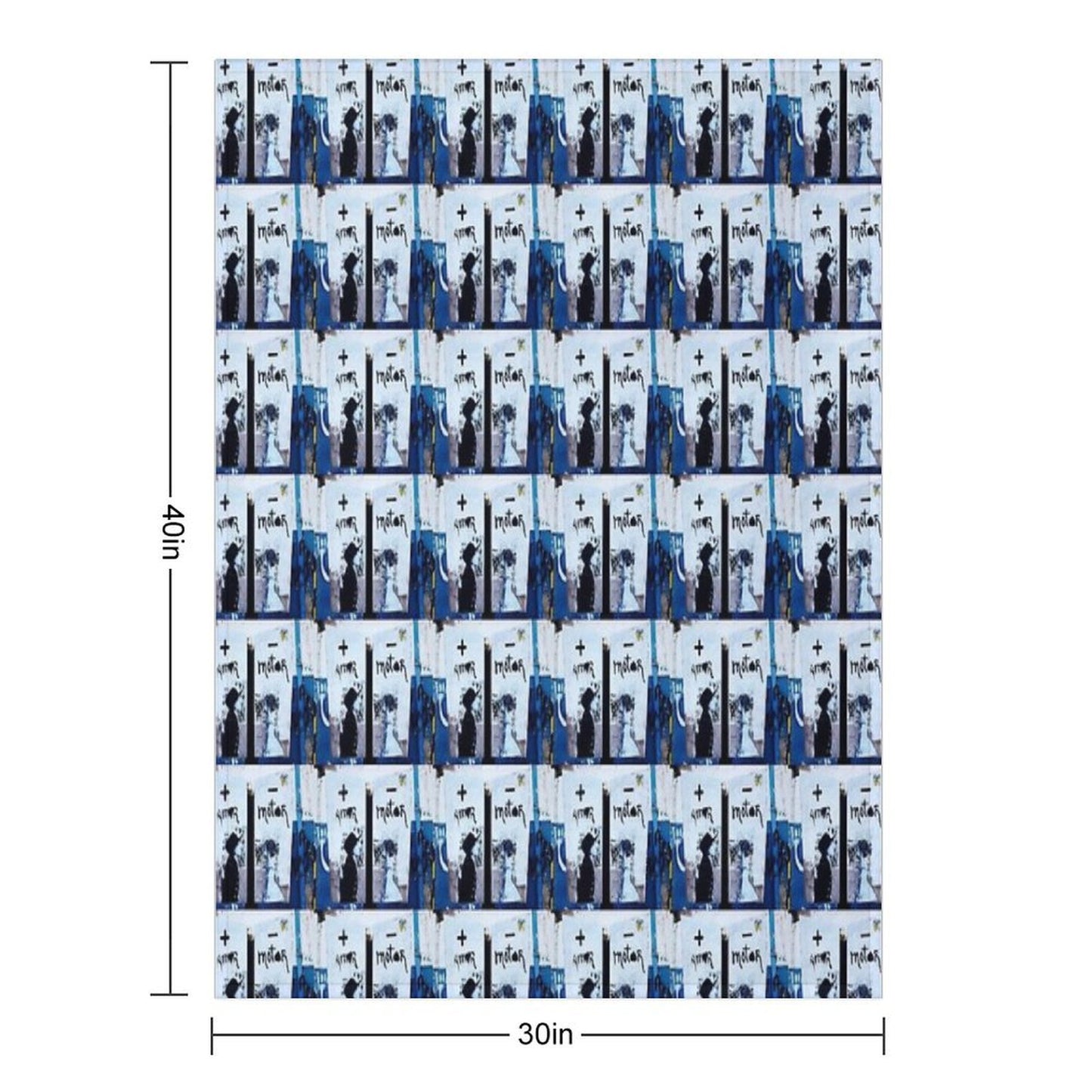 + Love - Engine Machine-washable Throw Blanket