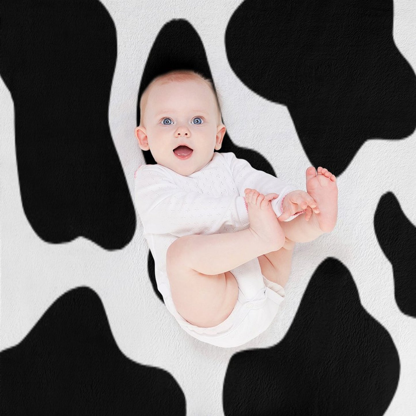 Cow Patterned Pillow , Duvet Cover And Throw Blanket Cute And Aesthetic Quick-dry Throw Blanket