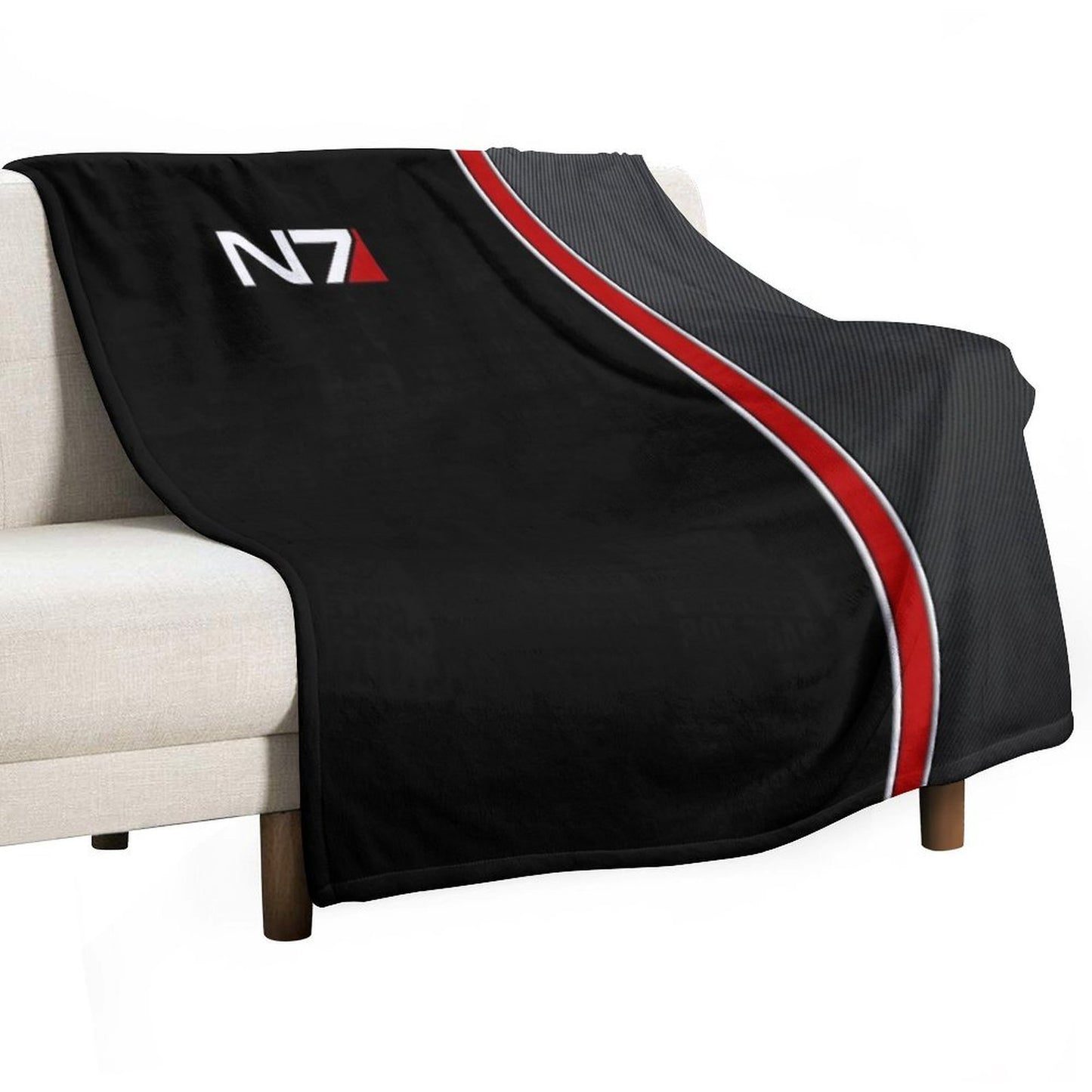 N7 Mass Effect Emblem! Plush Throw Blanket