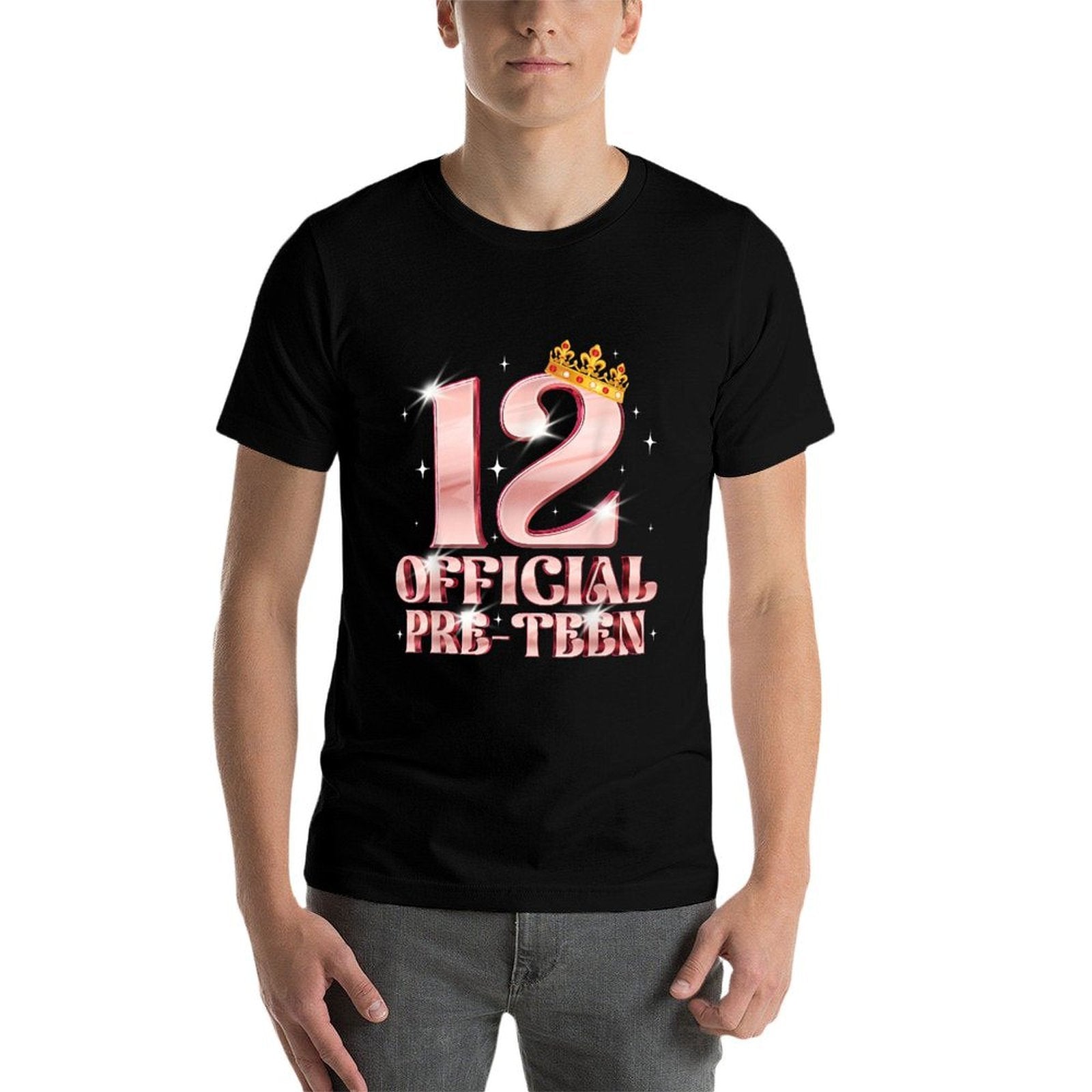12th Birthday Girls 12 Years Old Official PRE-TEEN  Affordable Price T-Shirt
