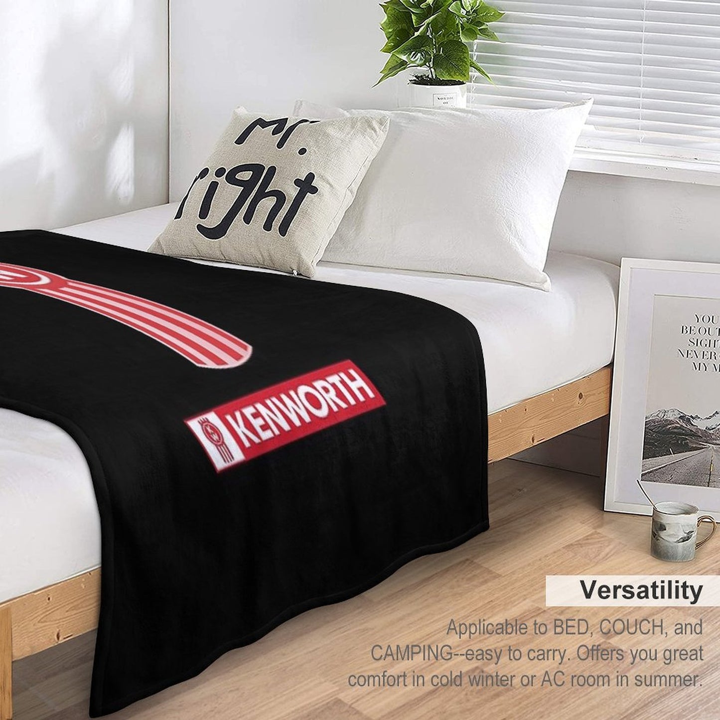 Kenworth Logo Truck Australian Comfort Throw Blanket