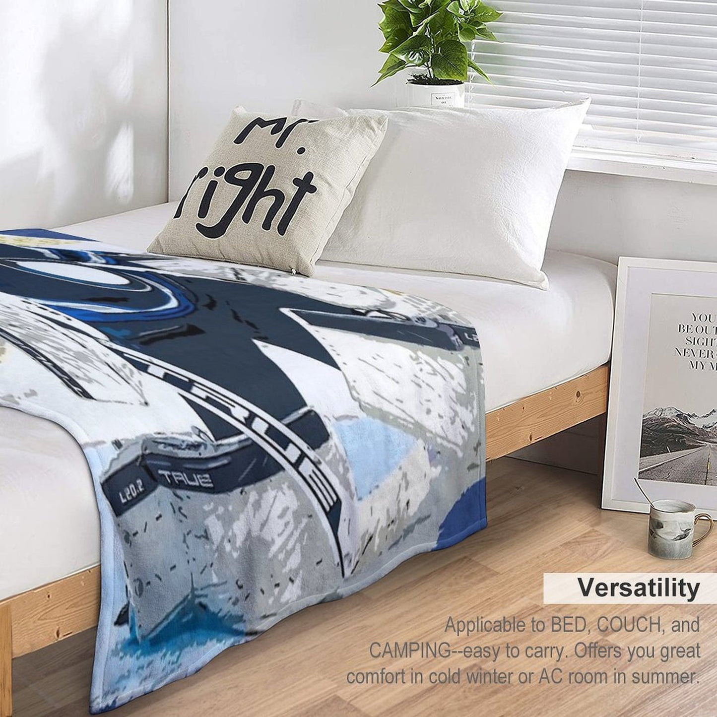 Connor Hellebuyck Versatility Throw Blanket