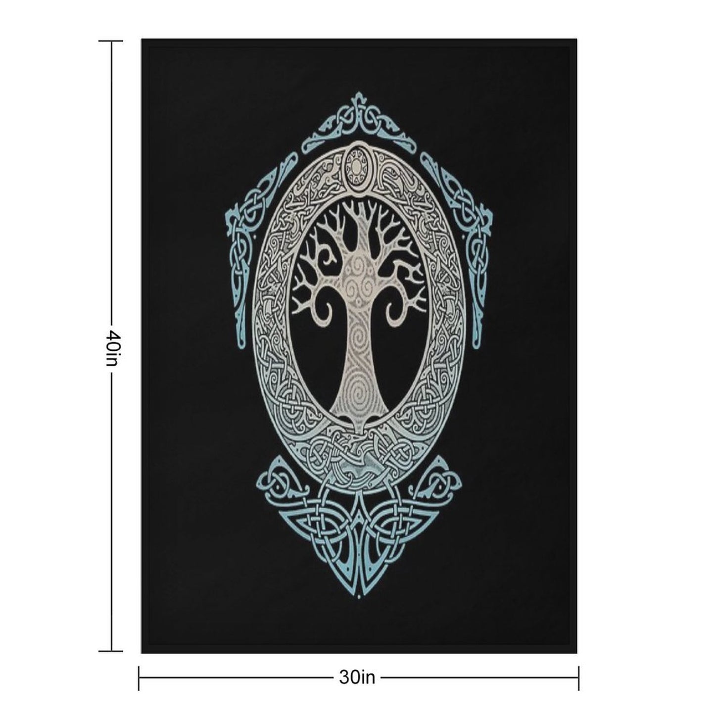 YGGDRASIL.TREE OF LIFE. Durable Throw Blanket