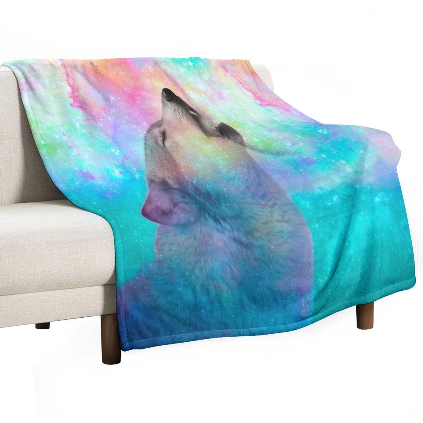 Breathing Dreams Like Air Travel-friendly Throw Blanket