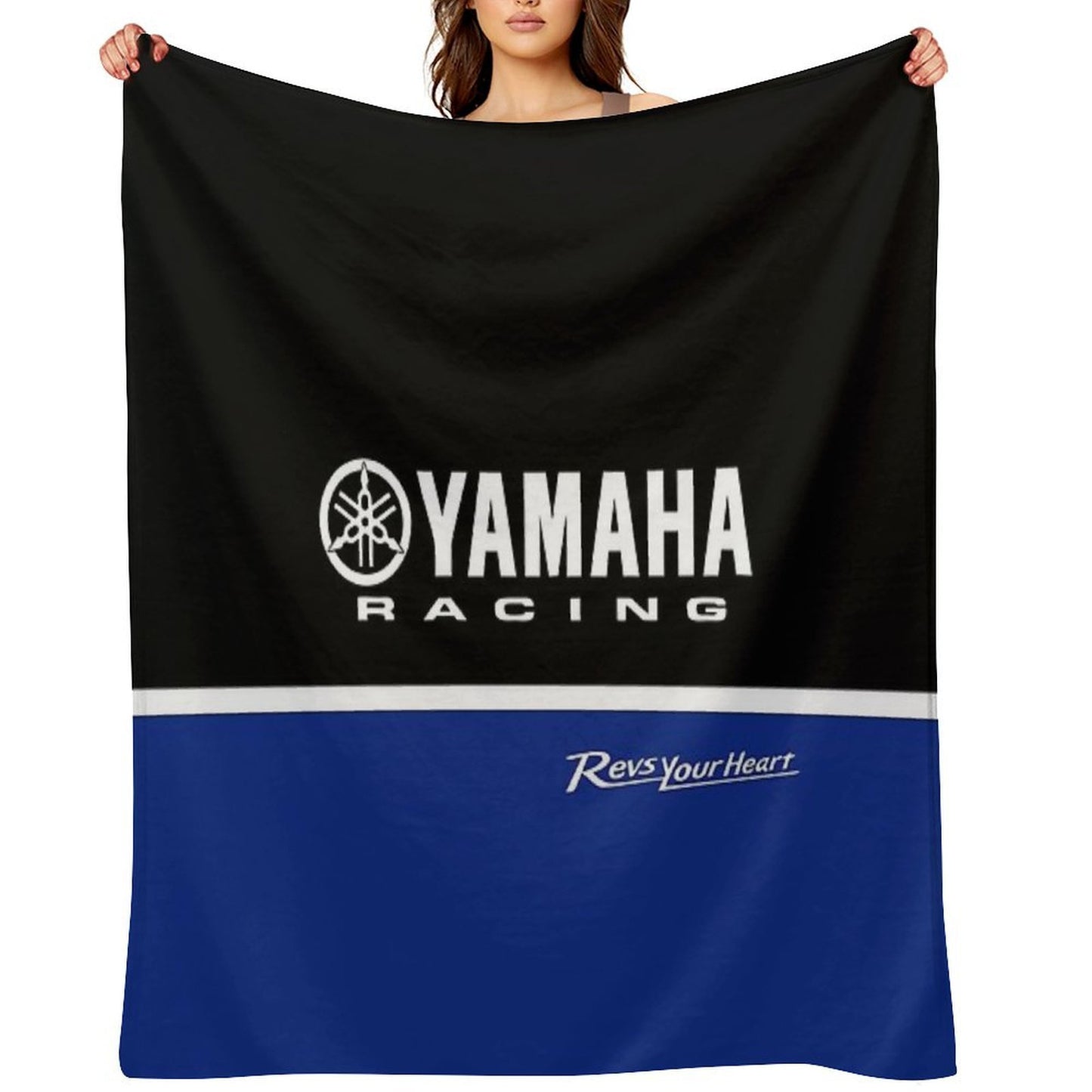 YAMAHA Race Gift-ready Throw Blanket